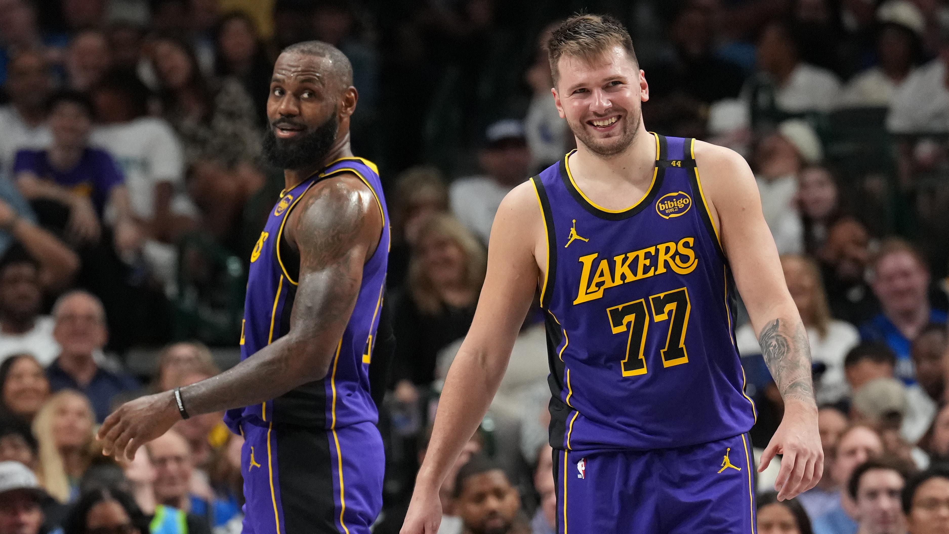 Lakers to Face Mavs in Las Vegas for Preseason as LeBron James, Luka Face AD, Flagg