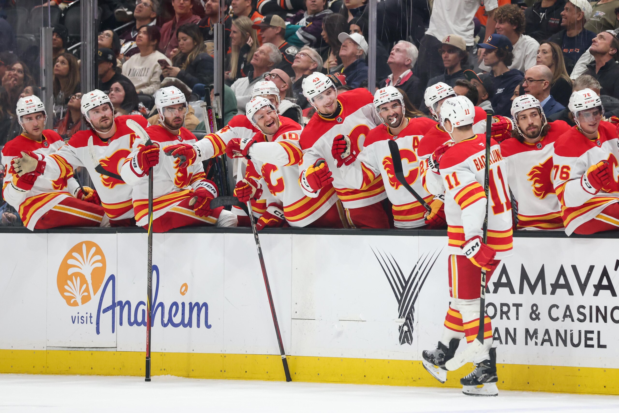 Calgary Flames v Anaheim Ducks Calgary Flames v Anaheim Ducks