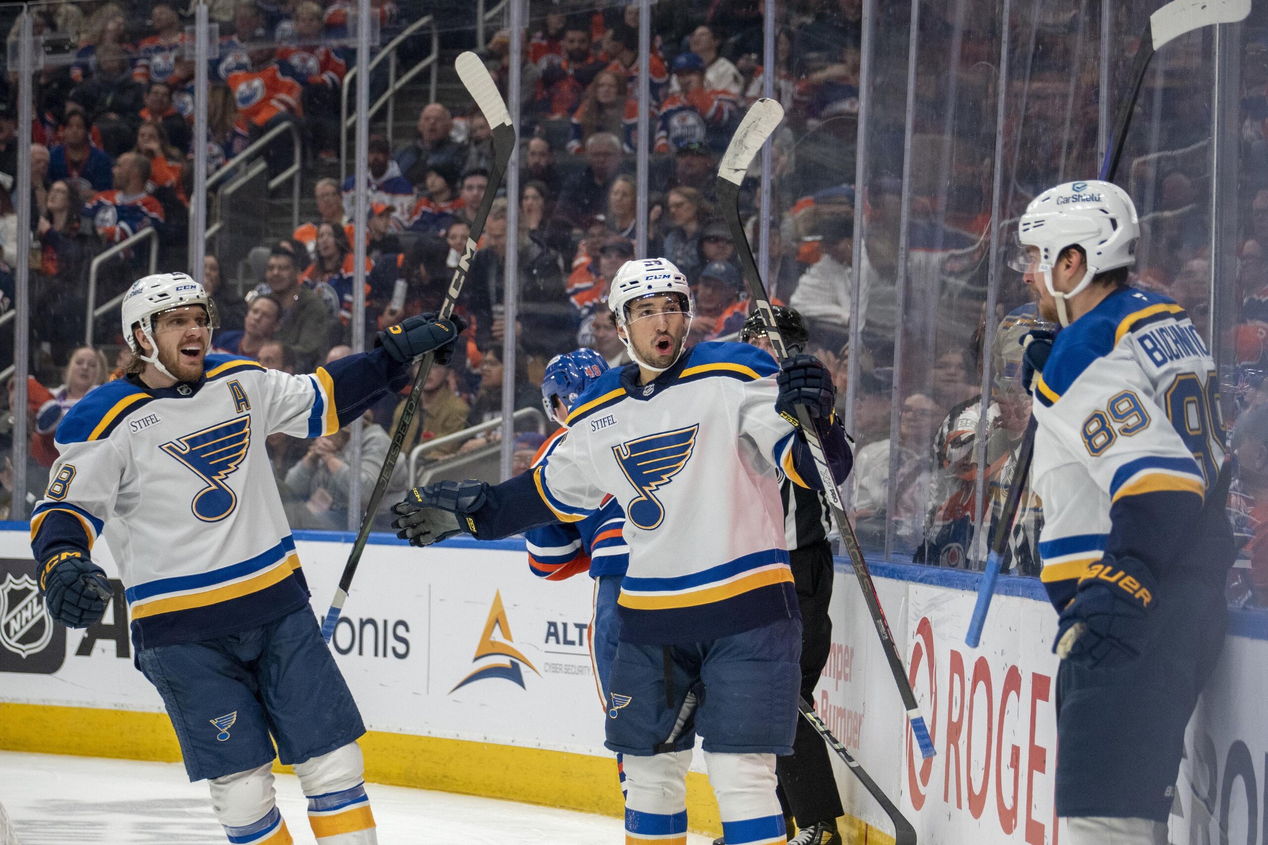 St. Louis Blues v Edmonton Oilers St. Louis Blues v Edmonton Oilers