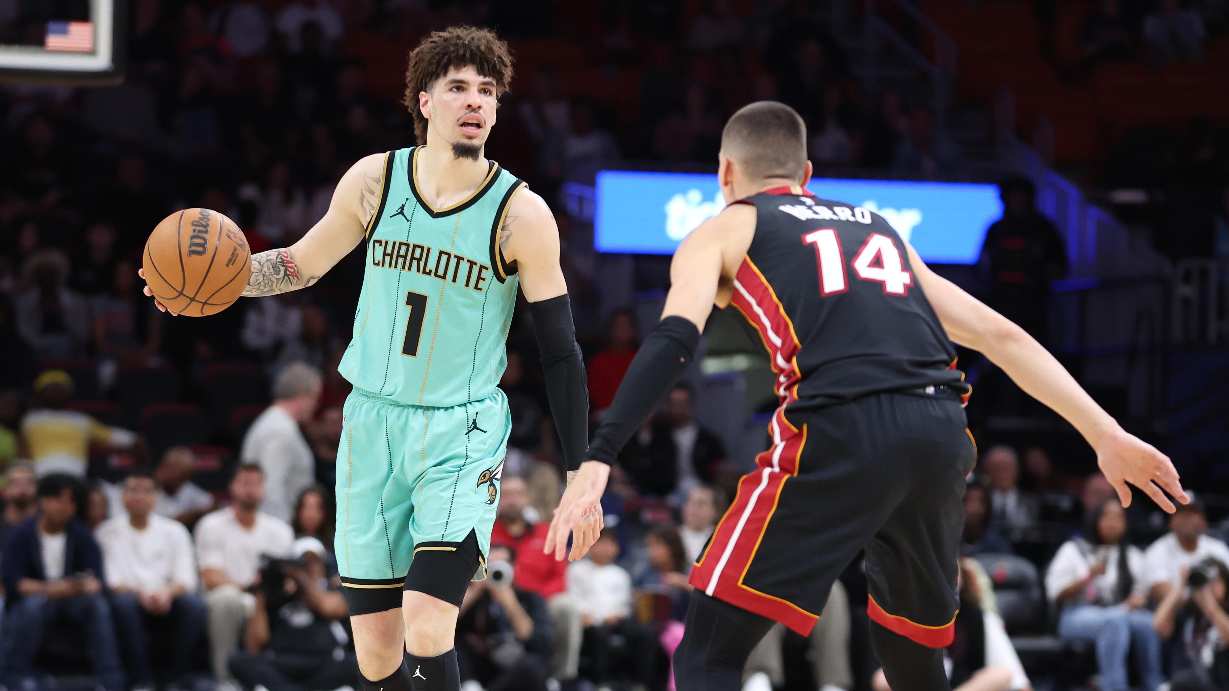 Charlotte Hornets v Miami Heat Charlotte Hornets v Miami Heat