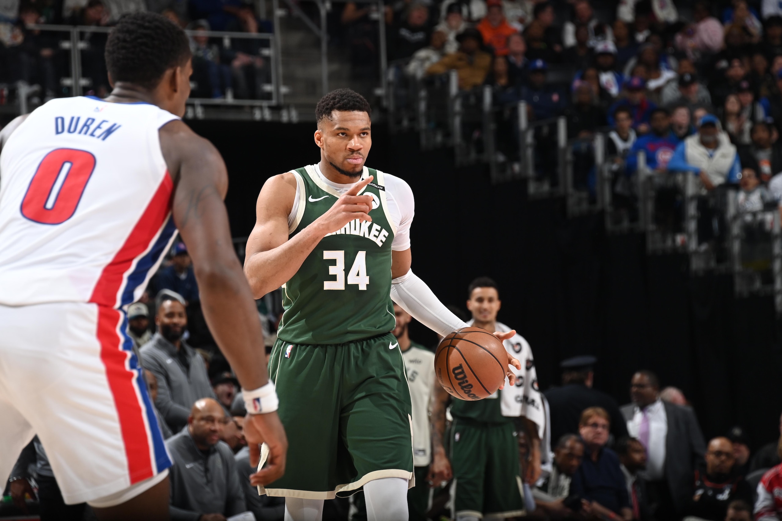 Milwaukee Bucks v Detroit Pistons Milwaukee Bucks v Detroit Pistons