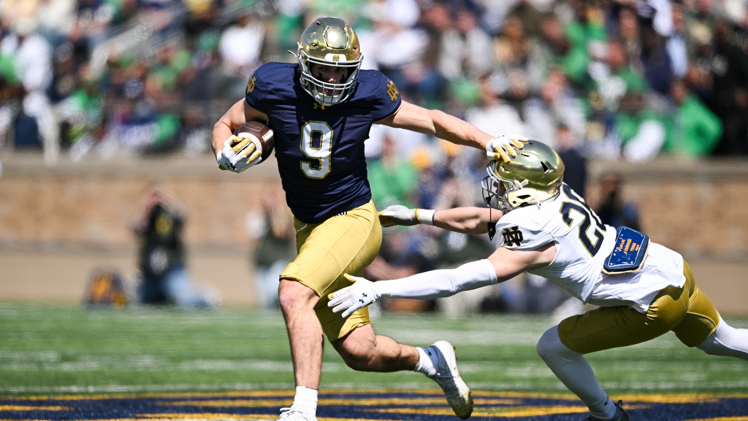 COLLEGE FOOTBALL: APR 12 Notre Dame Blue-Gold Game COLLEGE FOOTBALL: APR 12 Notre Dame Blue-Gold Game