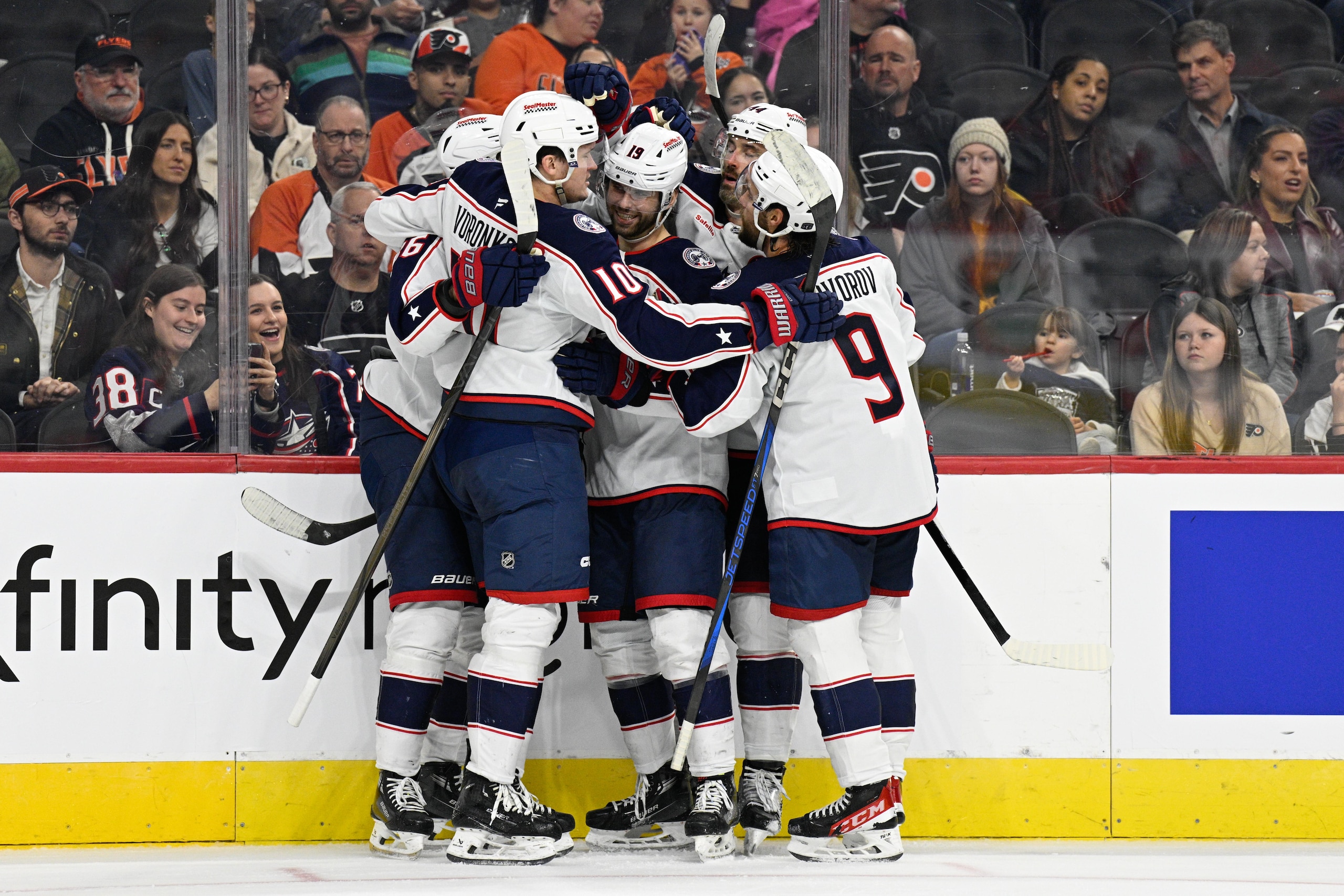 NHL: APR 15 Blue Jackets at Flyers NHL: APR 15 Blue Jackets at Flyers