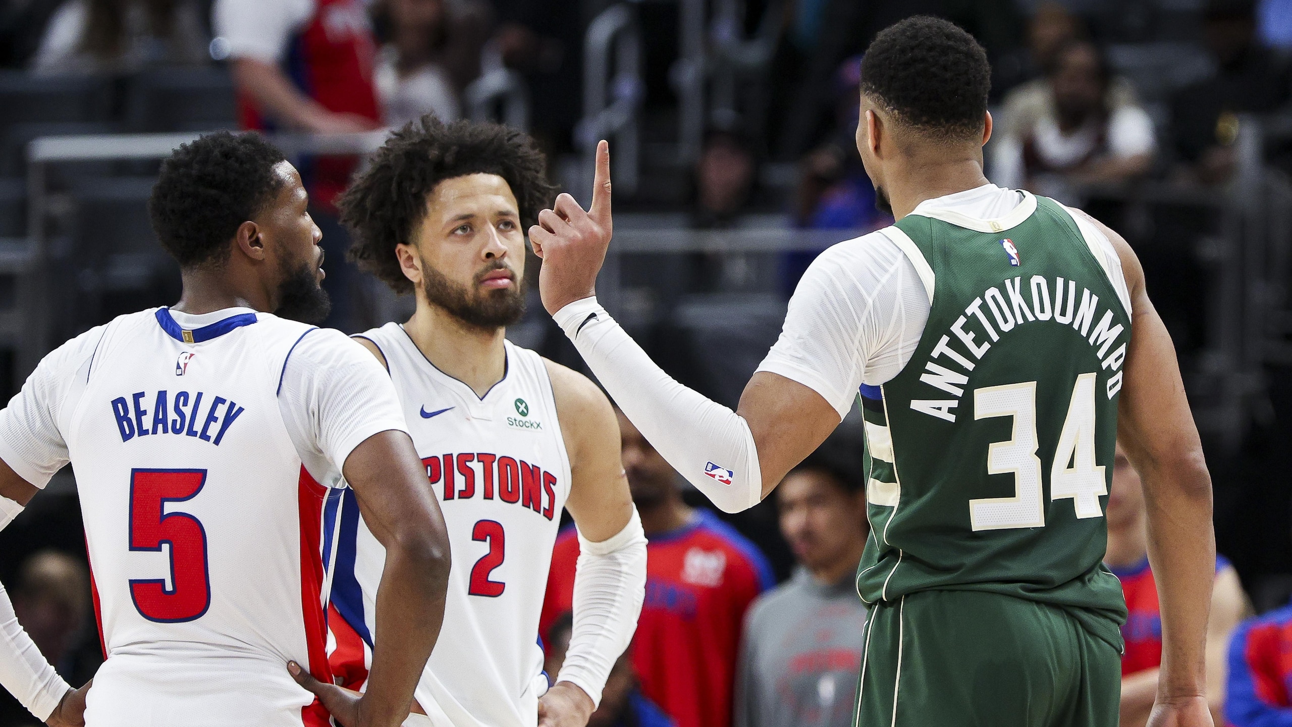 Milwaukee Bucks v Detroit Pistons