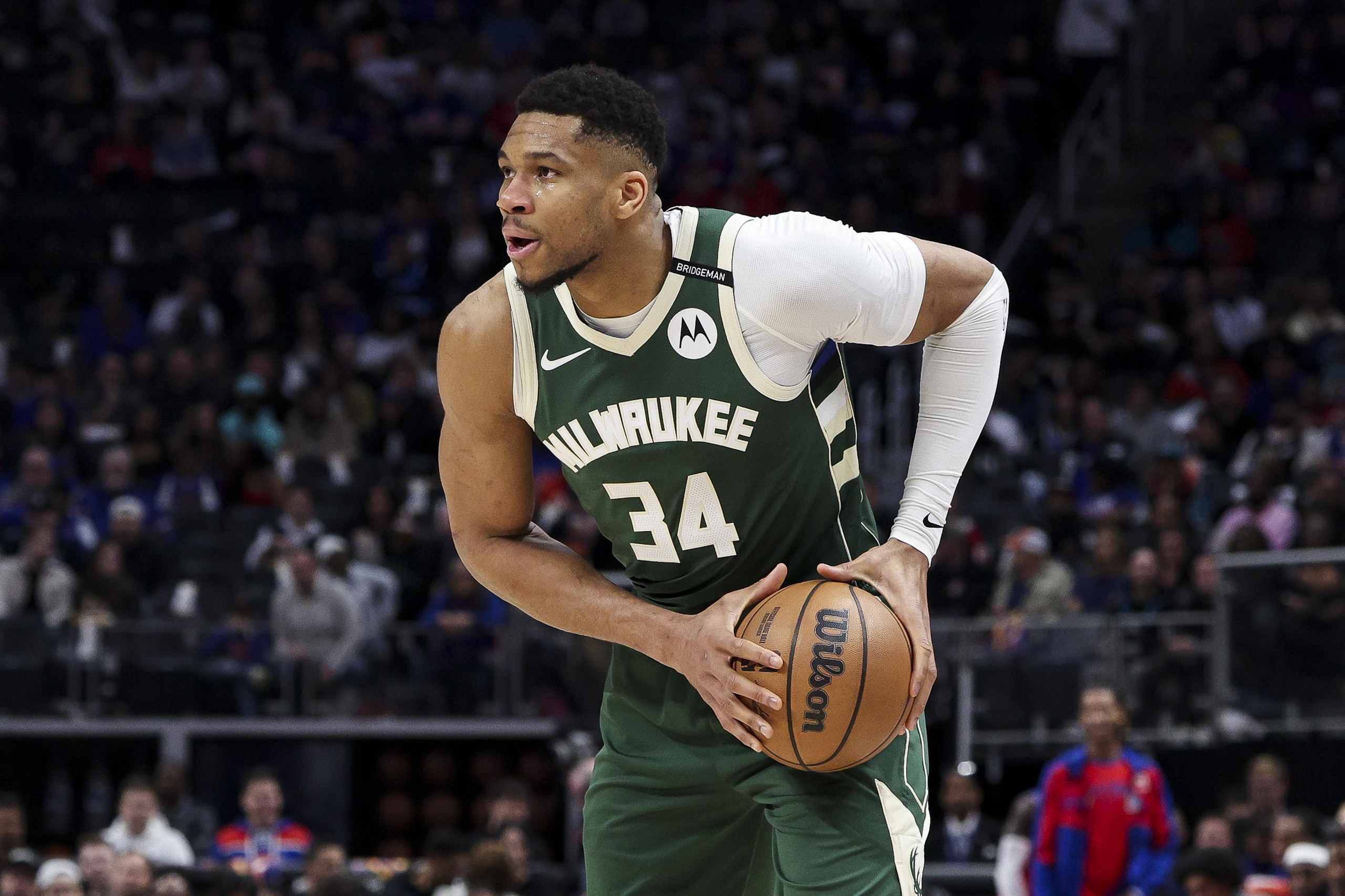 Milwaukee Bucks v Detroit Pistons