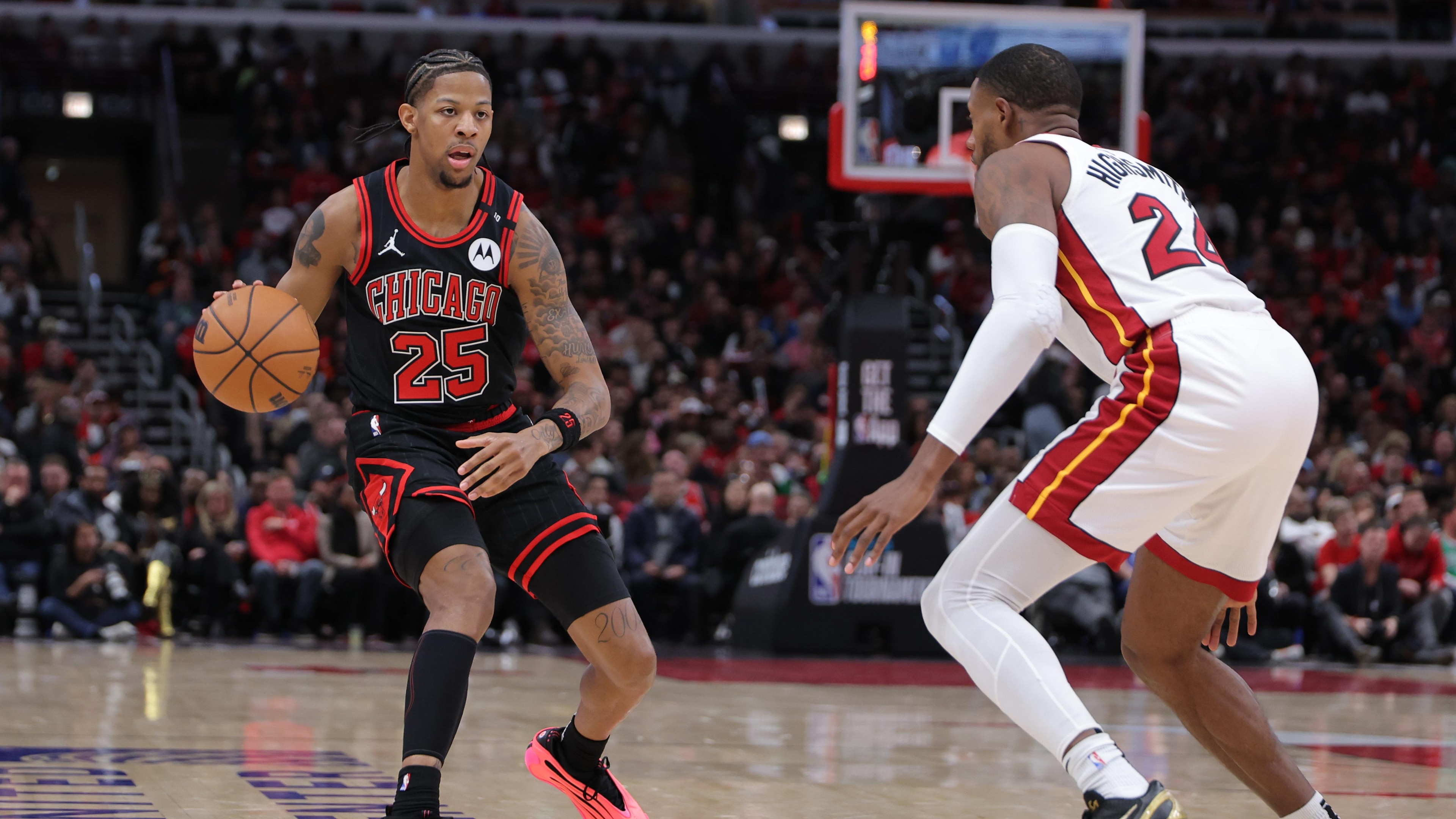 NBA: APR 16 SoFi Play-In Tournament - Heat at Bulls NBA: APR 16 SoFi Play-In Tournament - Heat at Bulls