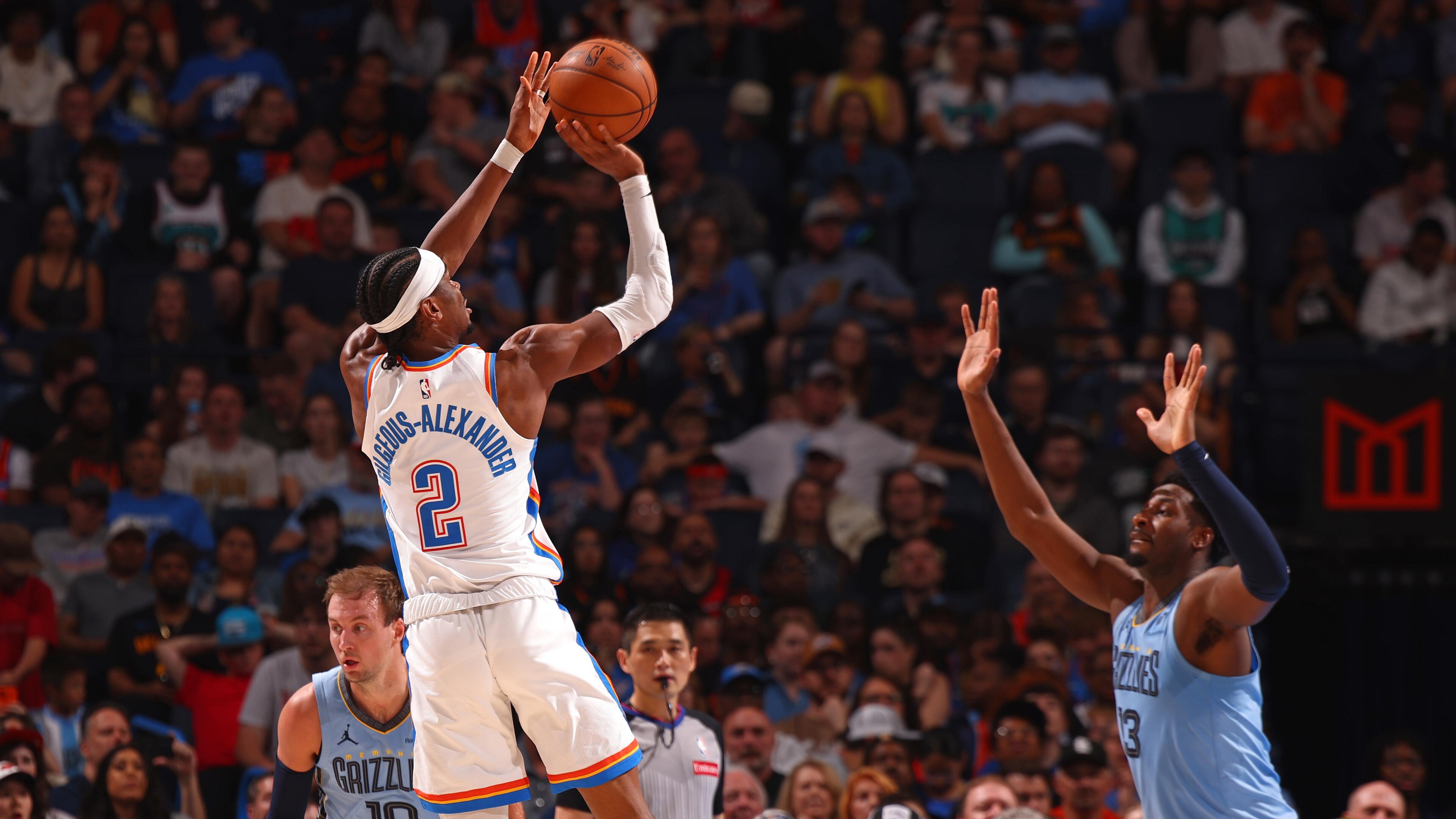 Memphis Grizzlies v Oklahoma City Thunder Memphis Grizzlies v Oklahoma City Thunder