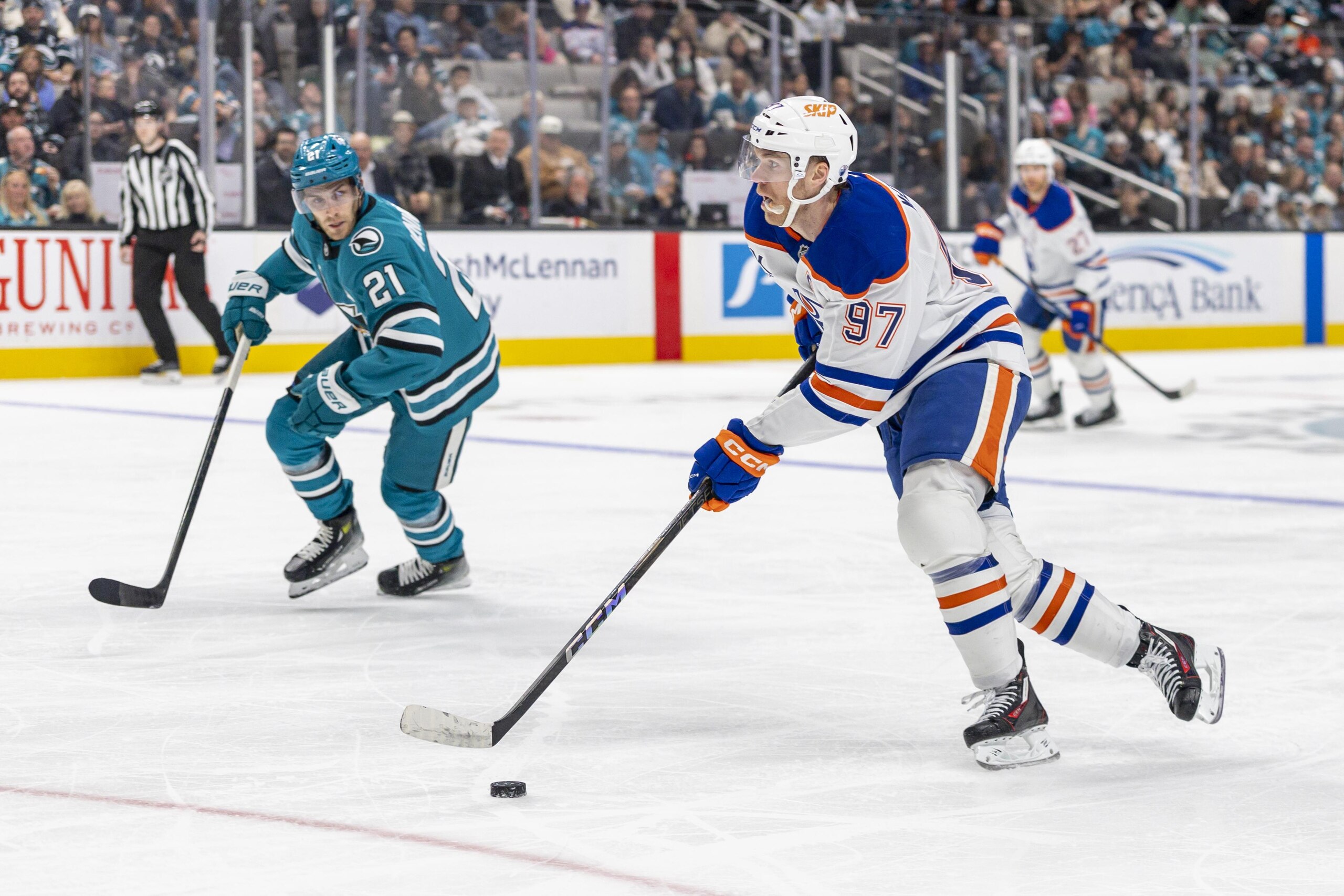 NHL: APR 16 Oilers at Sharks NHL: APR 16 Oilers at Sharks
