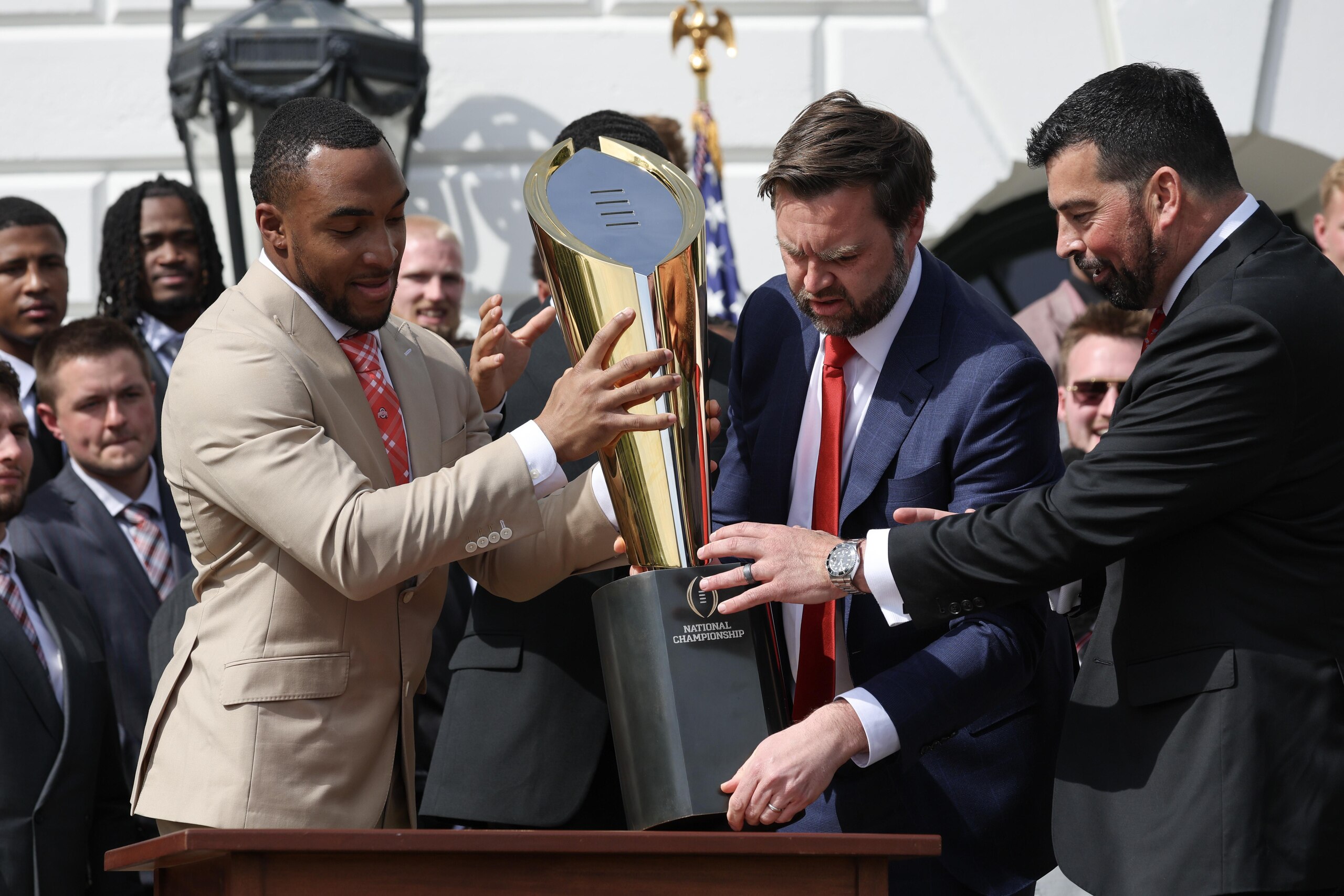 President Trump Congratulates 2025 College Football National Champion Ohio State University Team President Trump Congratulates 2025 College Football National Champion Ohio State University Team