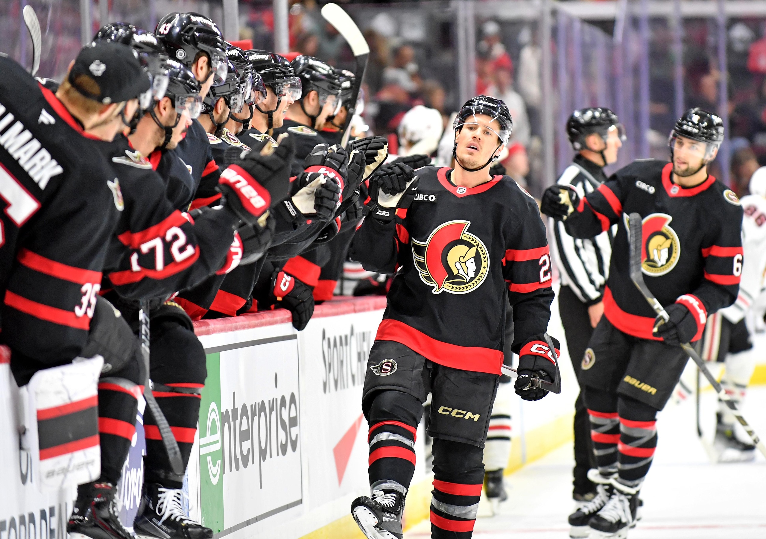 Chicago Blackhawks v Ottawa Senators Chicago Blackhawks v Ottawa Senators
