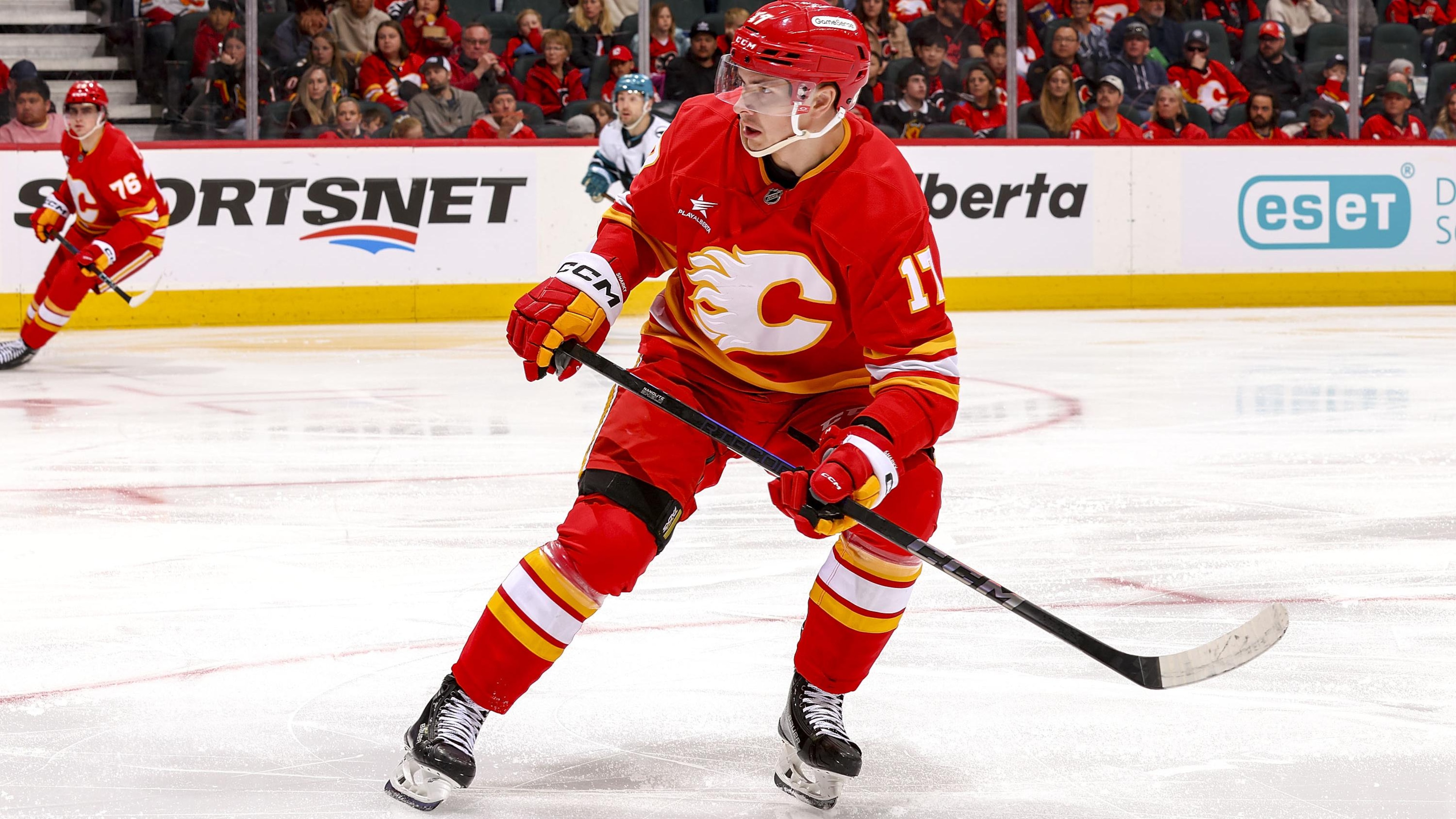 San Jose Sharks v Calgary Flames San Jose Sharks v Calgary Flames