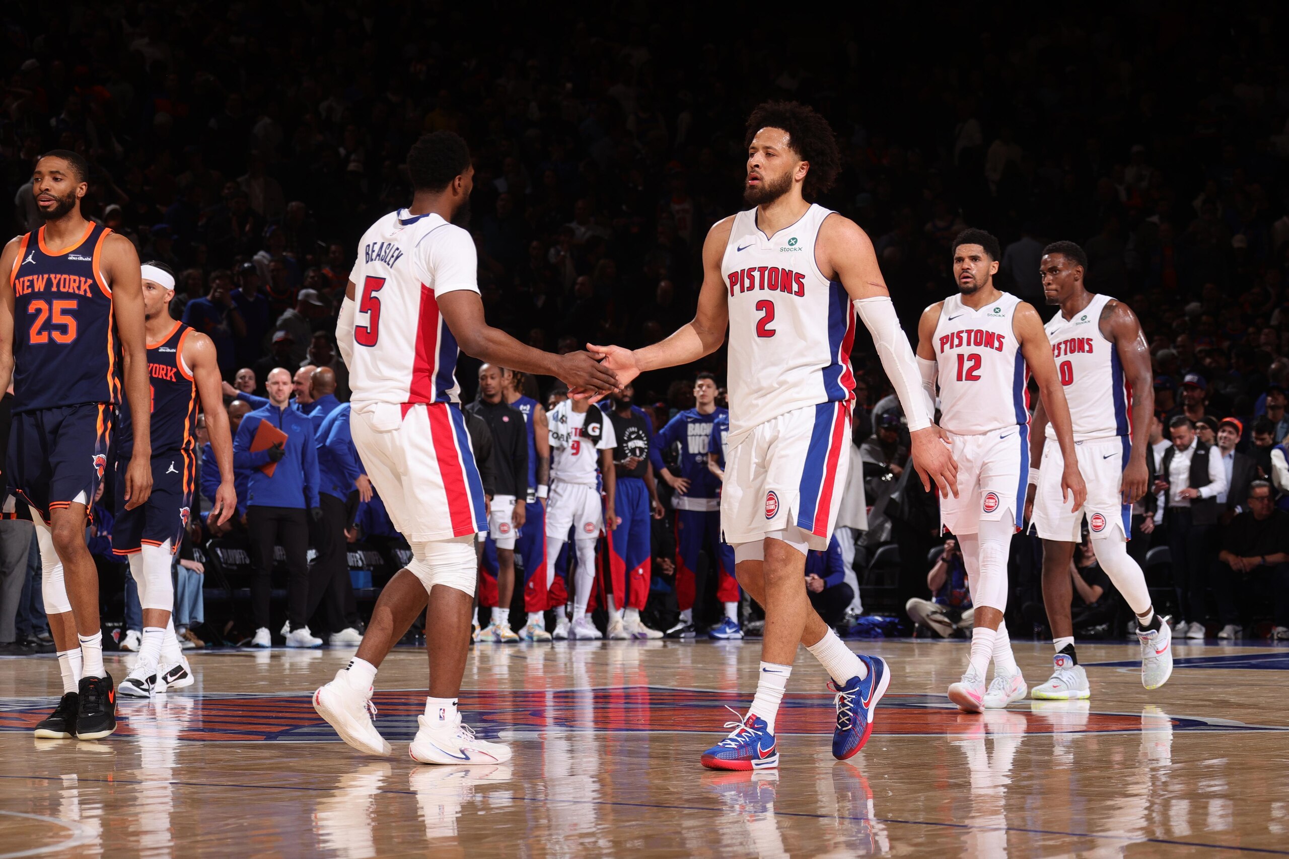 2025 NBA Playoffs - Detroit Pistons v New York Knicks - Game Two