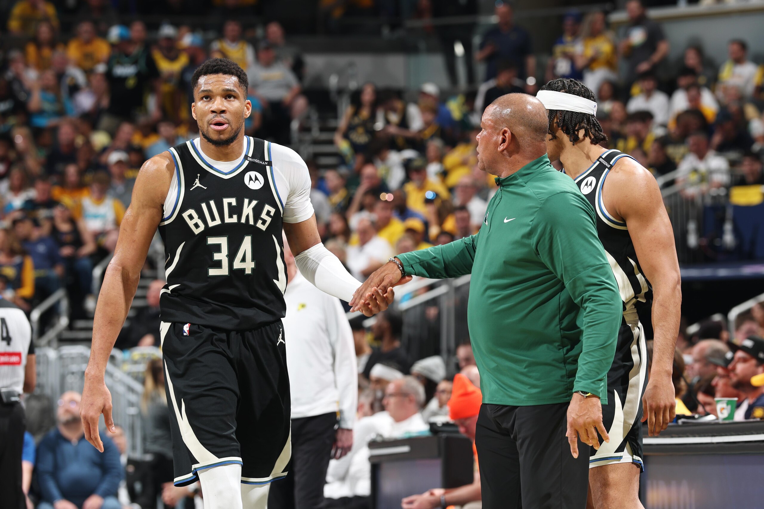 2025 NBA Playoffs - Milwaukee Bucks v Indiana Pacers - Game Two