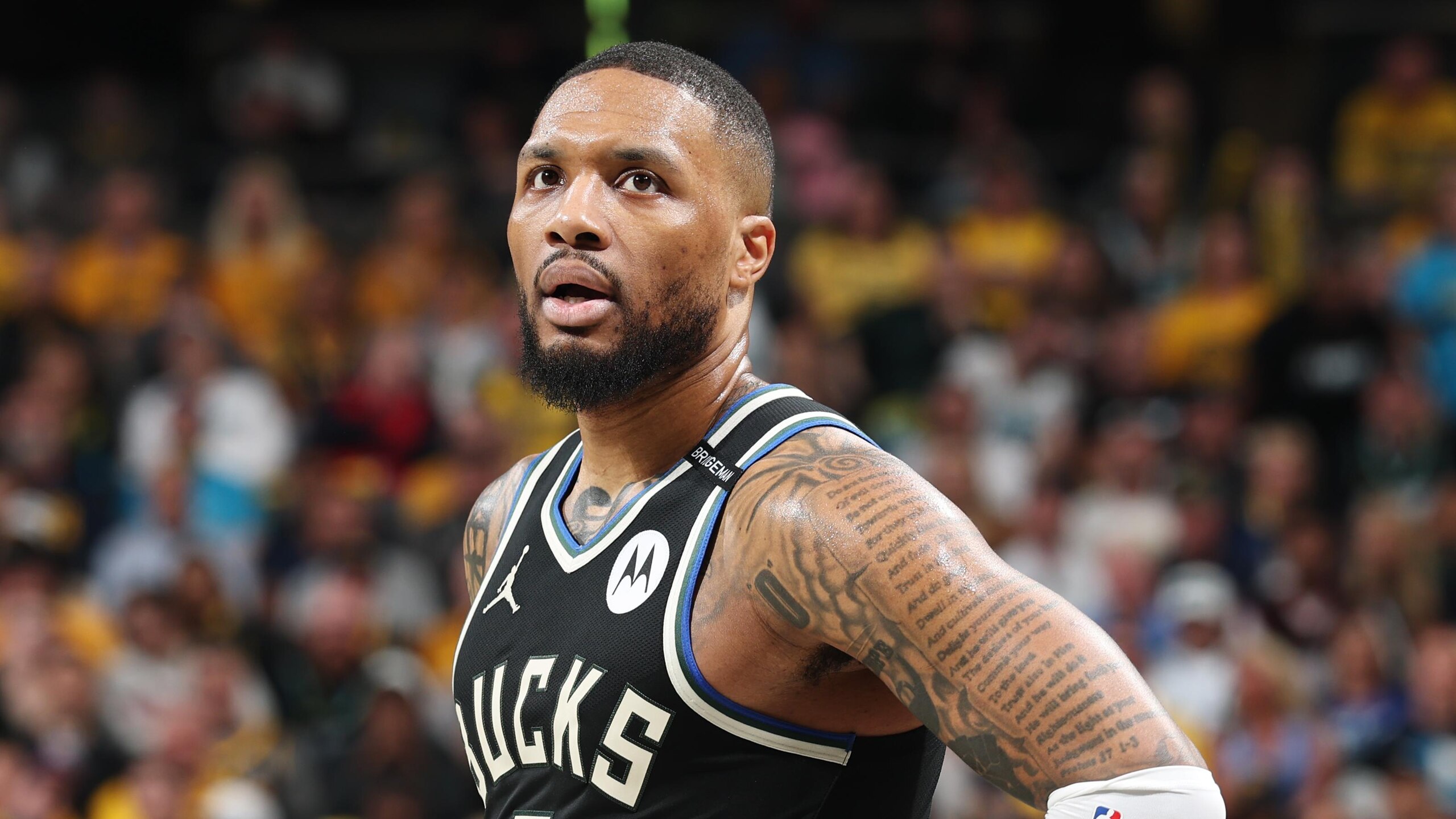 2025 NBA Playoffs - Milwaukee Bucks v Indiana Pacers - Game Two 2025 NBA Playoffs - Milwaukee Bucks v Indiana Pacers - Game Two