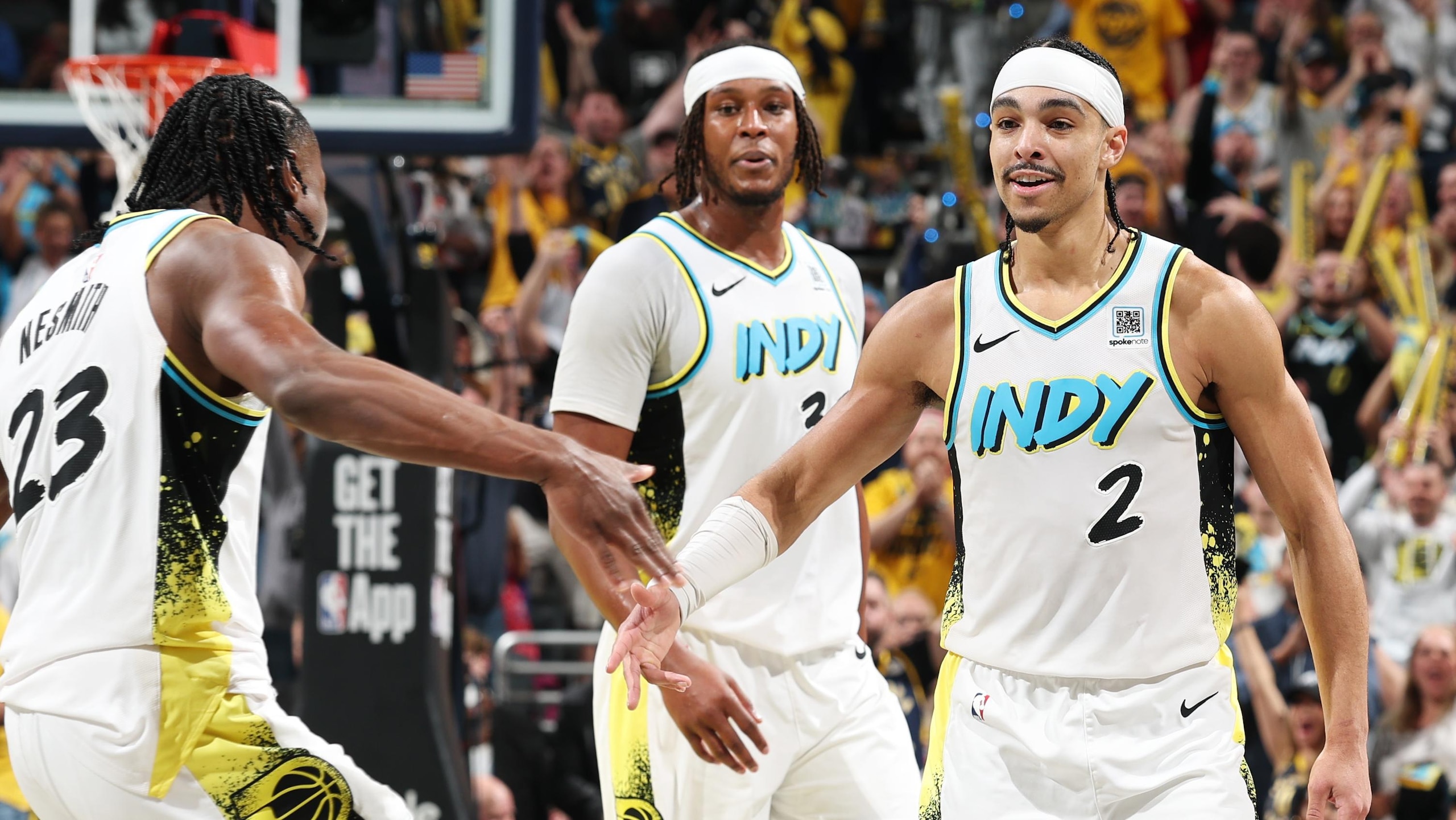 2025 NBA Playoffs - Milwaukee Bucks v Indiana Pacers - Game Two 2025 NBA Playoffs - Milwaukee Bucks v Indiana Pacers - Game Two