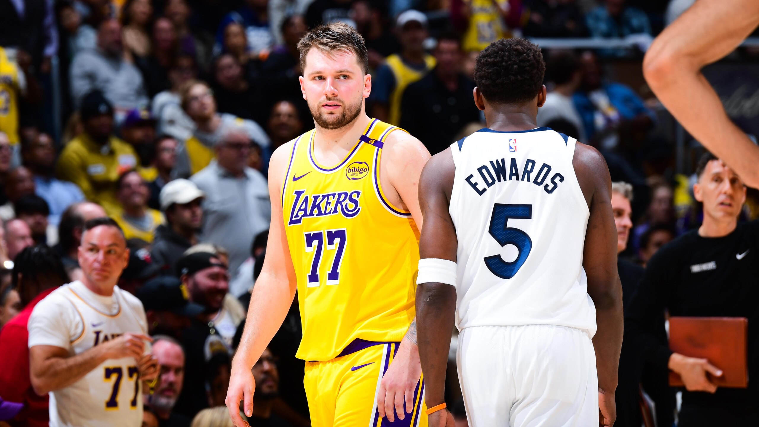 2025 NBA Playoffs - Minnesota Timberwolves v Los Angeles Lakers - Game Two 2025 NBA Playoffs - Minnesota Timberwolves v Los Angeles Lakers - Game Two