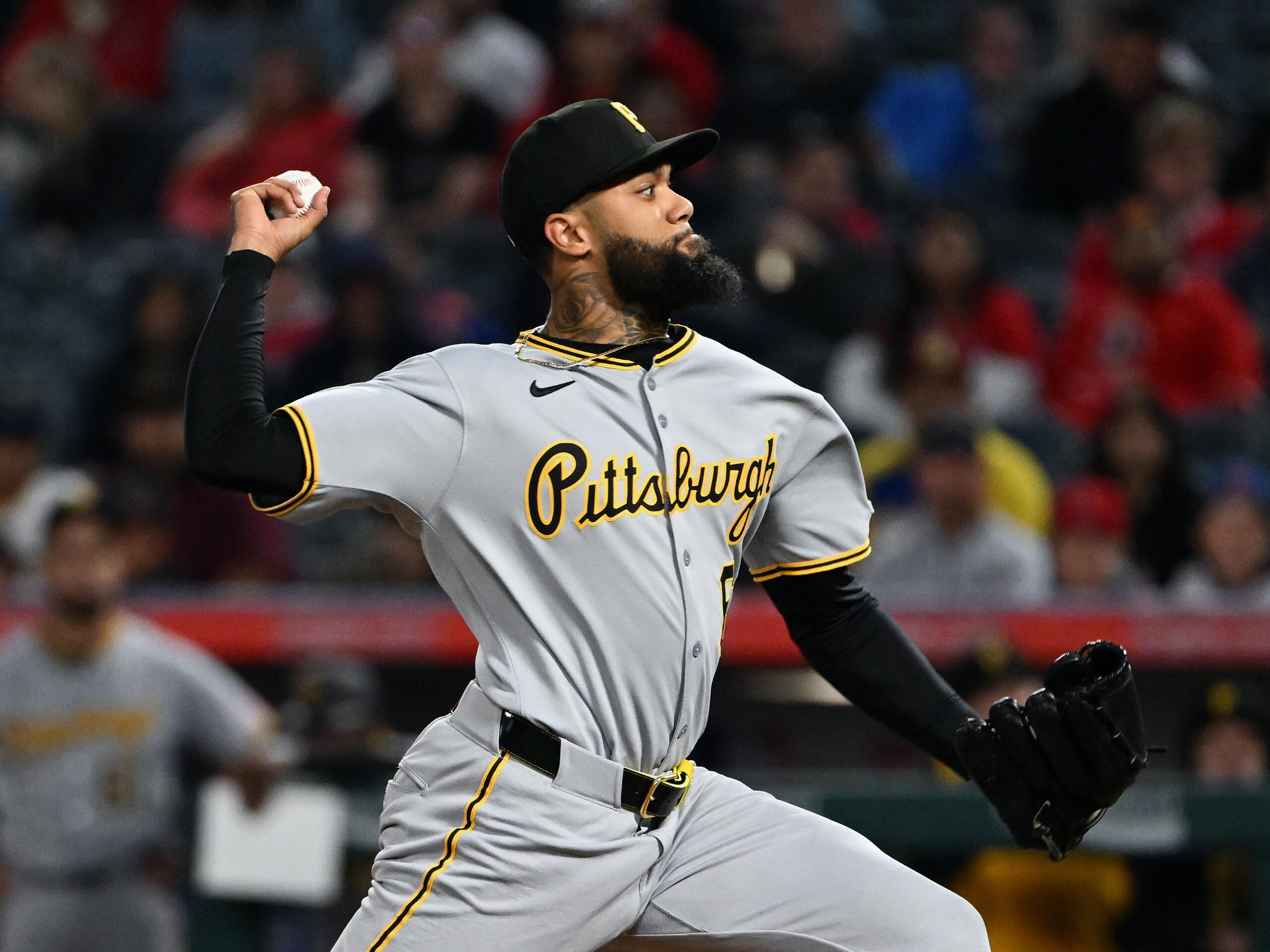 MLB: APR 22 Pirates at Angels MLB: APR 22 Pirates at Angels