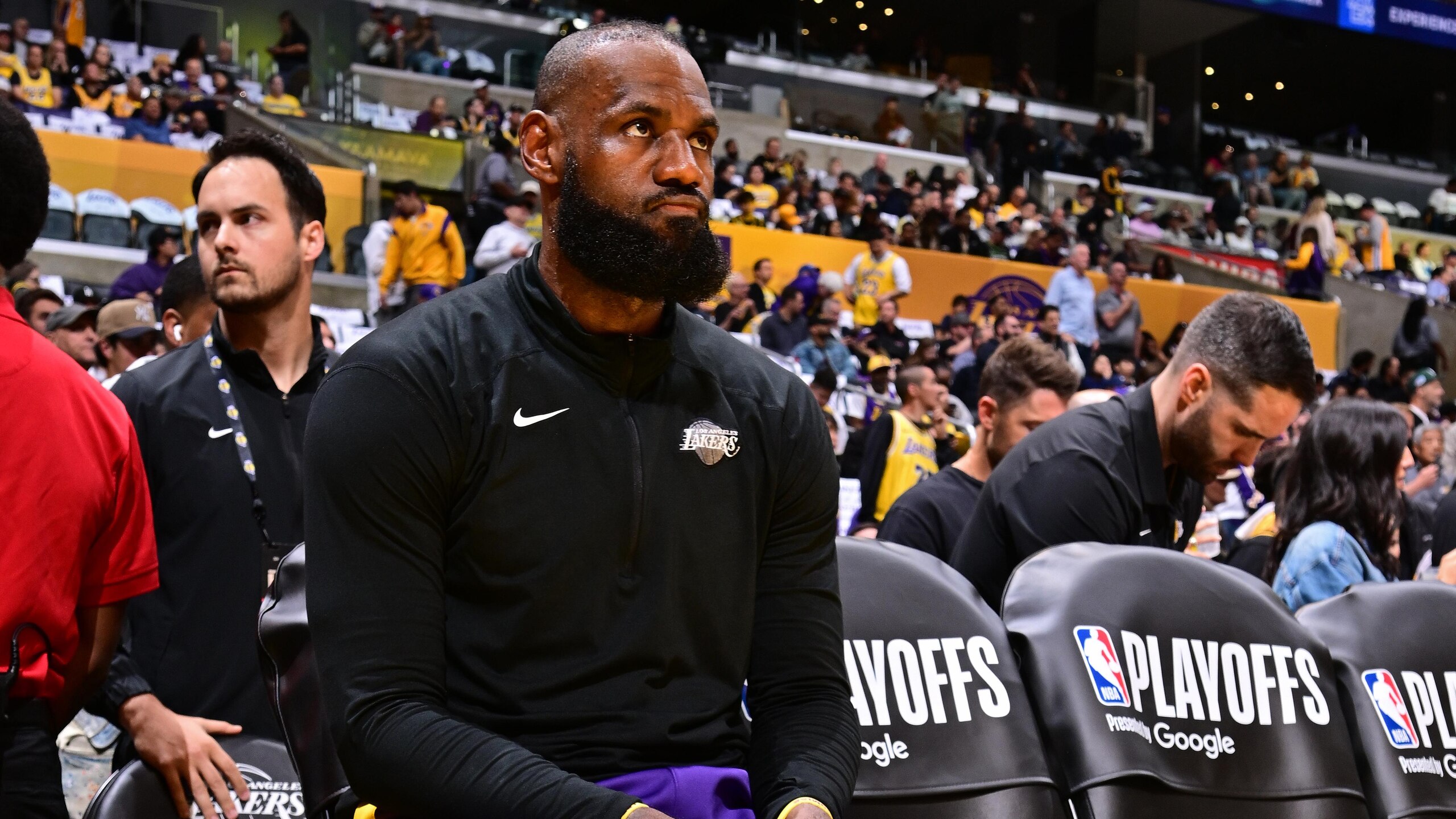 2025 NBA Playoffs - Minnesota Timberwolves v Los Angeles Lakers - Game Two 2025 NBA Playoffs - Minnesota Timberwolves v Los Angeles Lakers - Game Two