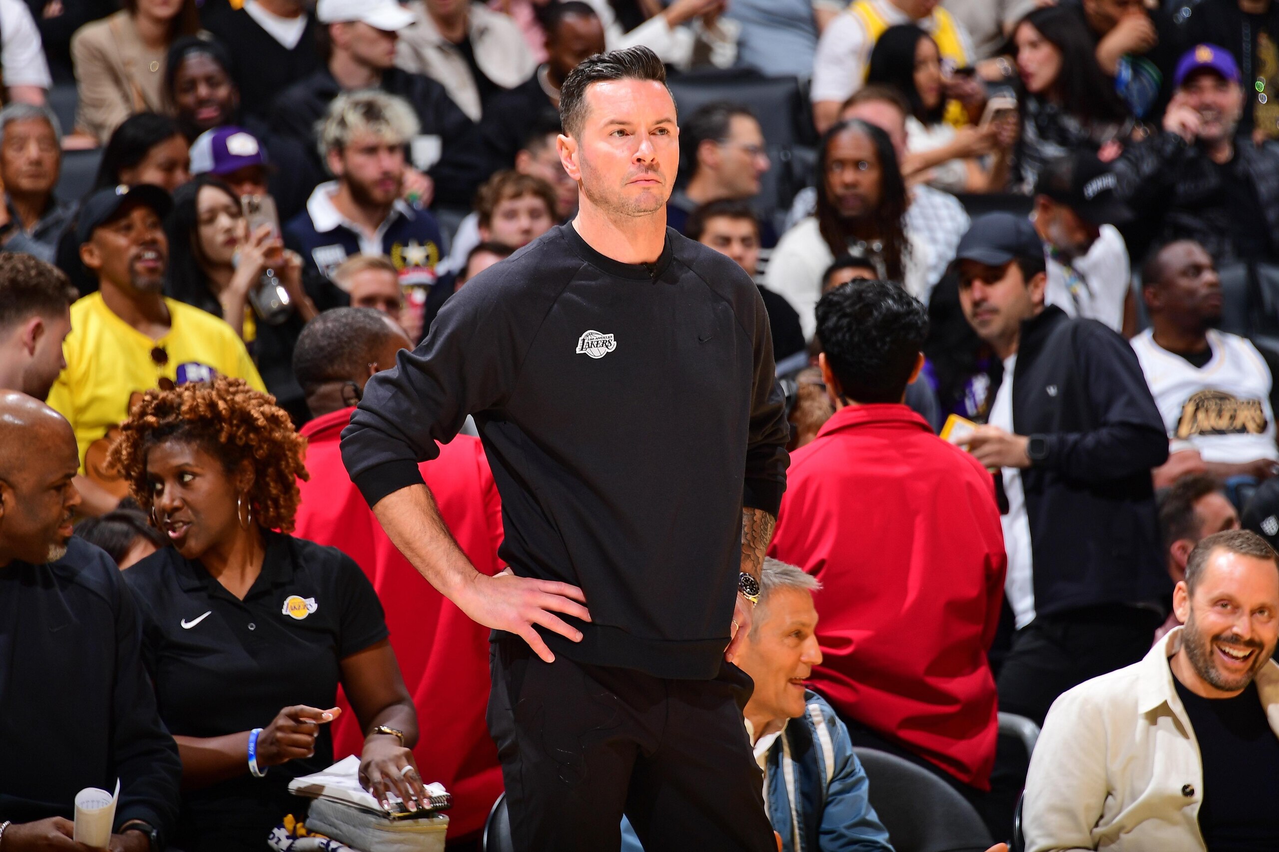 2025 NBA Playoffs - Minnesota Timberwolves v Los Angeles Lakers - Game Two 2025 NBA Playoffs - Minnesota Timberwolves v Los Angeles Lakers - Game Two