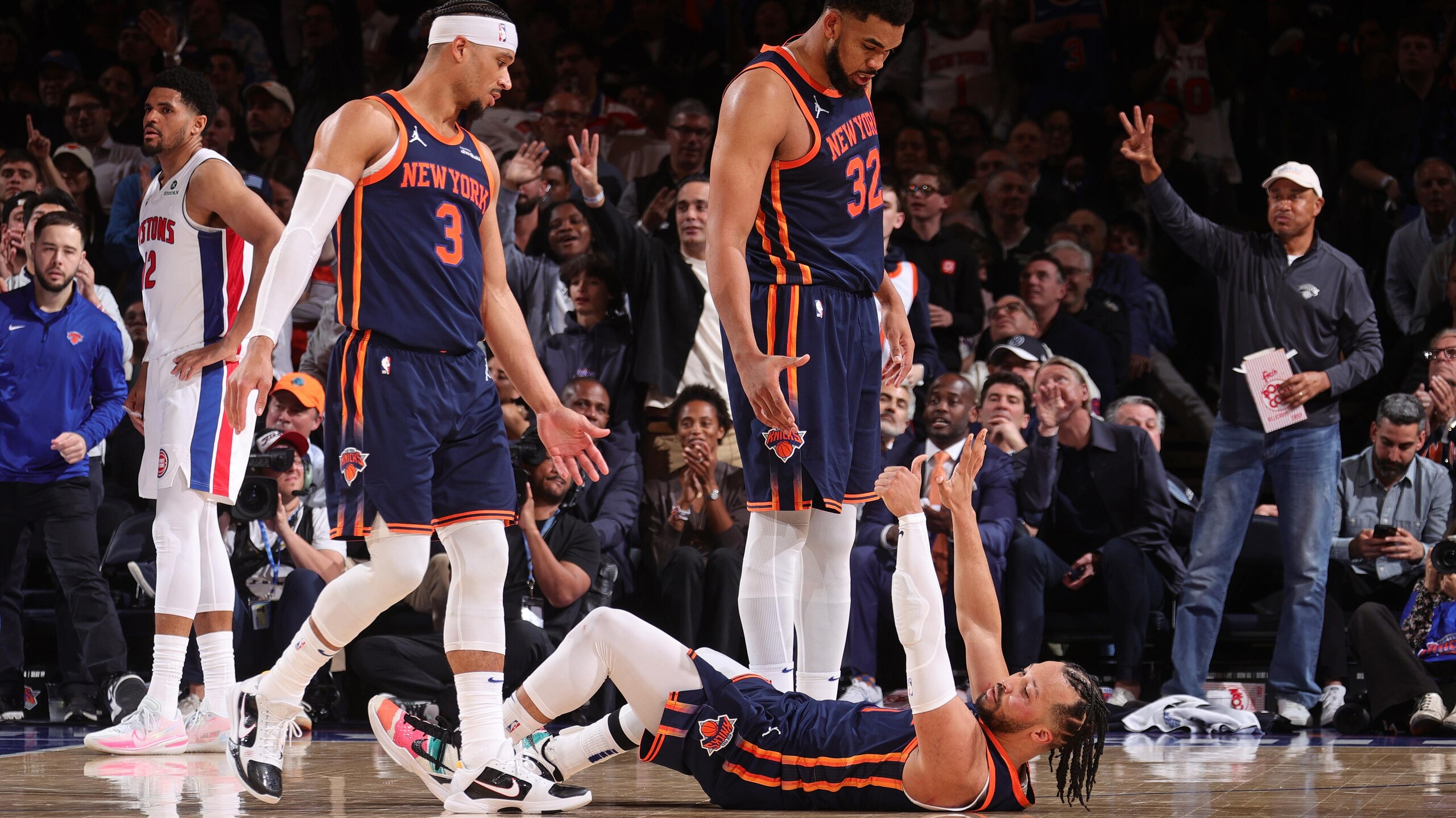2025 NBA Playoffs - Detroit Pistons v New York Knicks - Game Two 2025 NBA Playoffs - Detroit Pistons v New York Knicks - Game Two