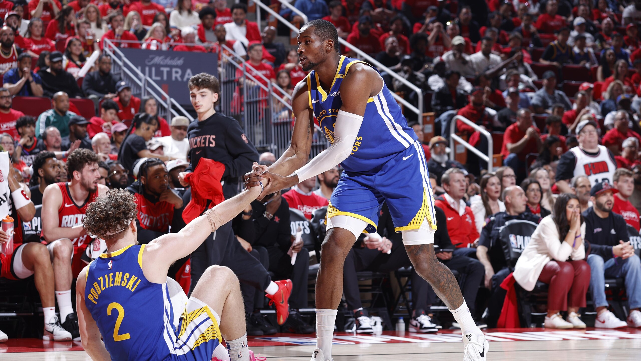 2025 NBA Playoffs - Golden State Warriors v Houston Rockets - Game Two 2025 NBA Playoffs - Golden State Warriors v Houston Rockets - Game Two