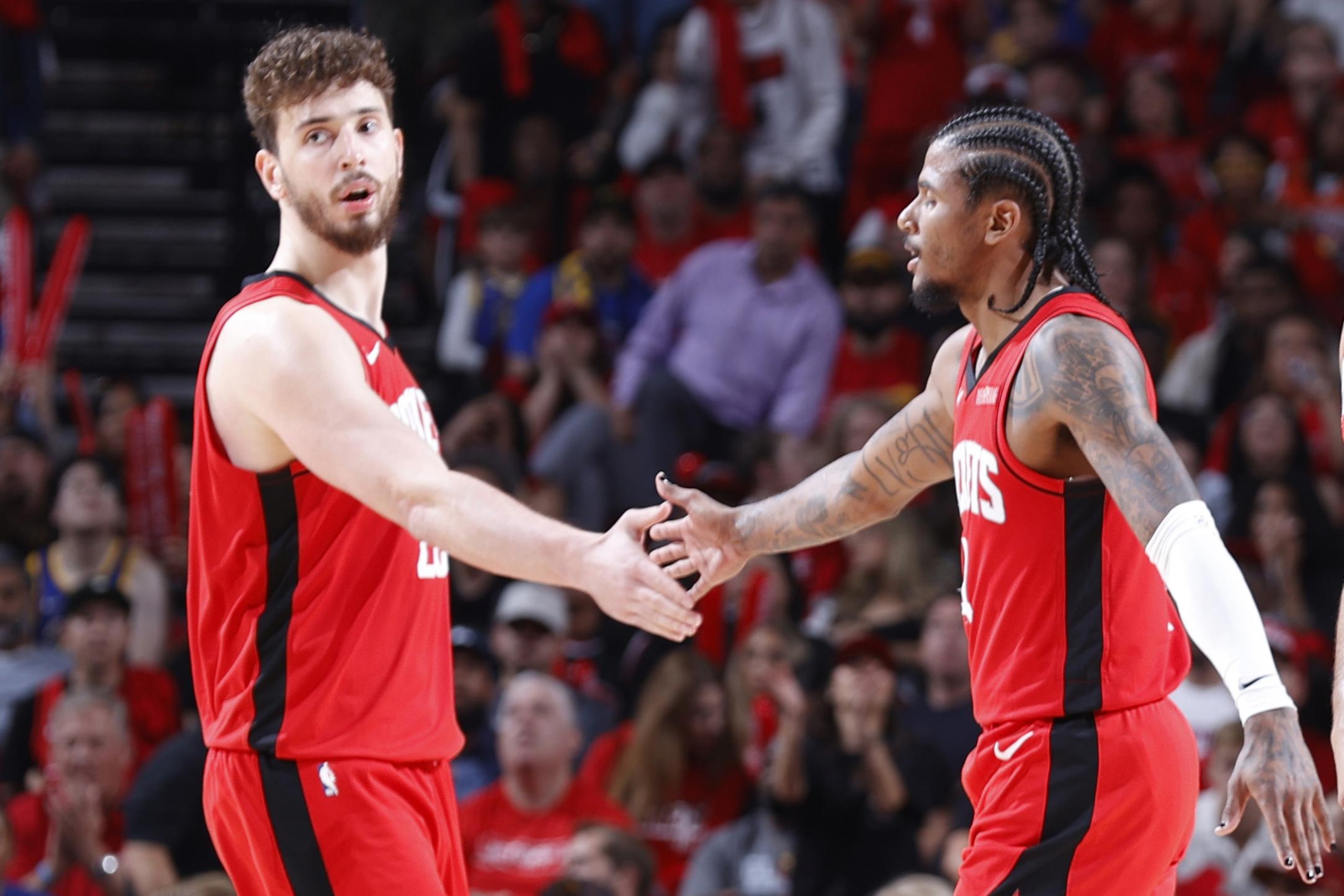 2025 NBA Playoffs - Golden State Warriors v Houston Rockets - Game Two