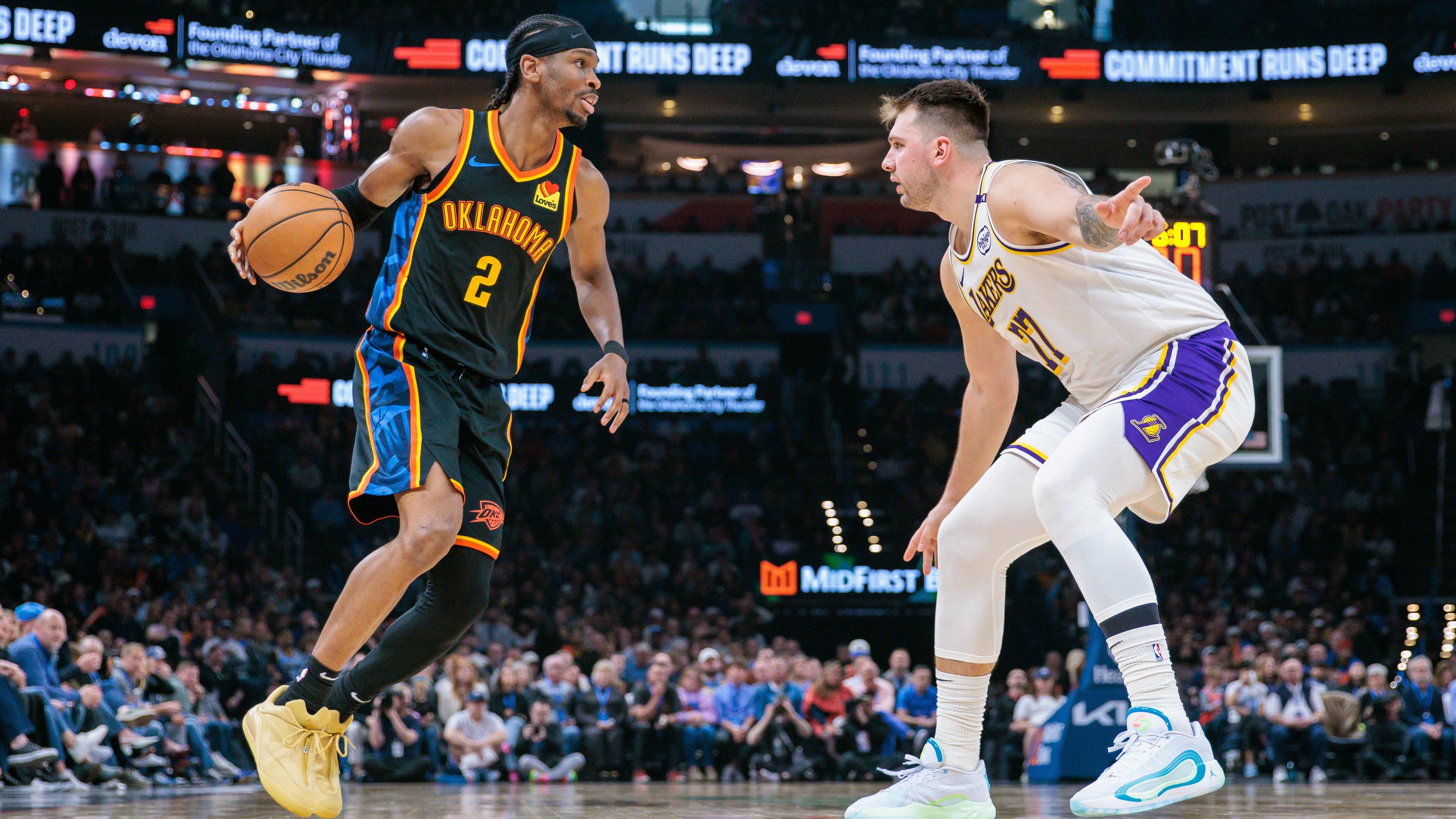 Los Angeles Lakers v Oklahoma City Thunder