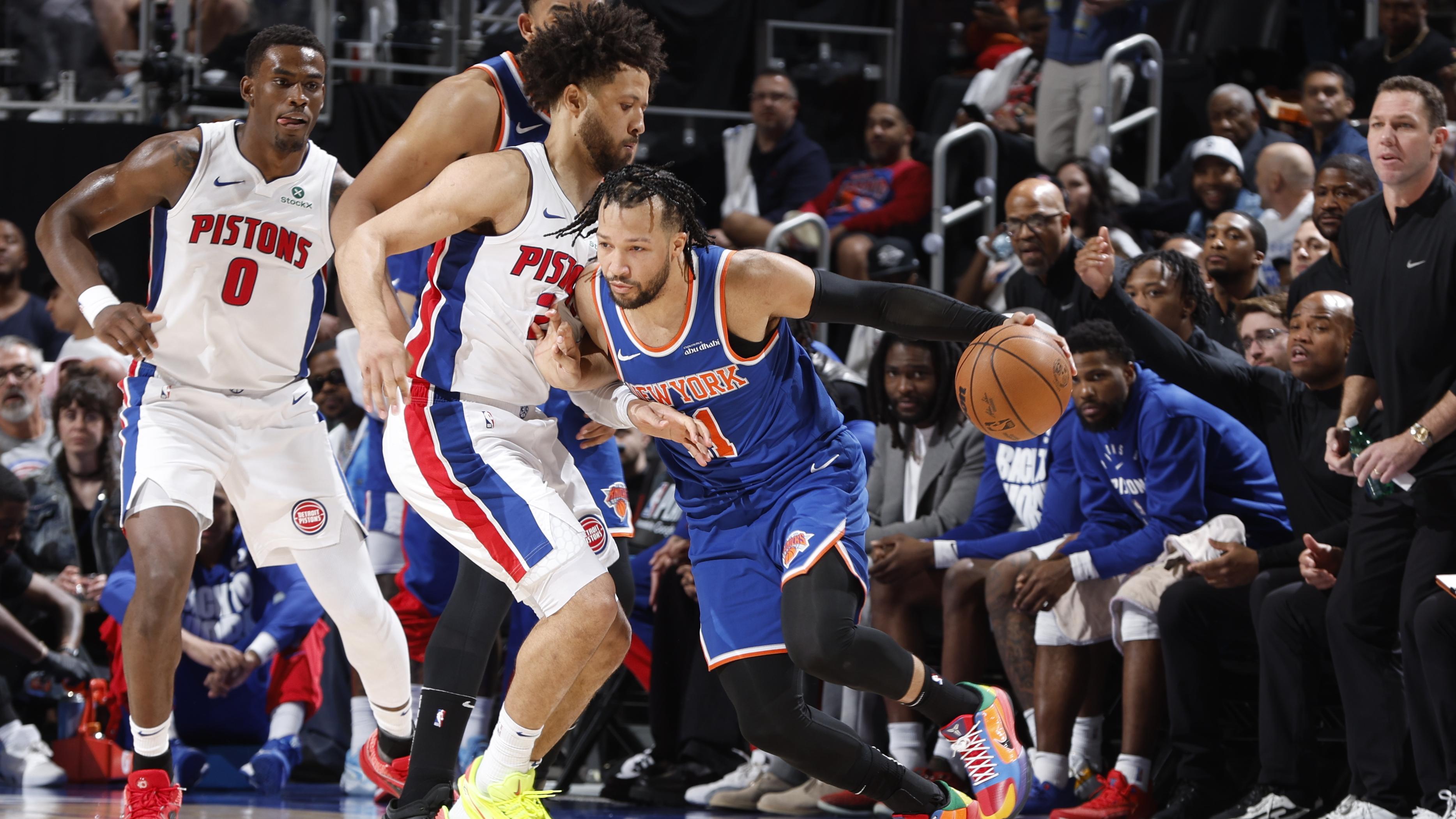 2025 NBA Playoffs- New York Knicks v Detroit Pistons - Game Three