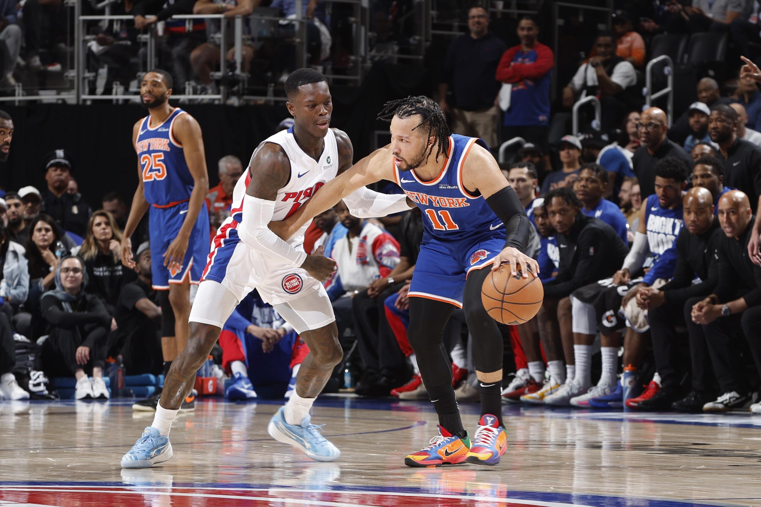2025 NBA Playoffs- New York Knicks v Detroit Pistons - Game Three 2025 NBA Playoffs- New York Knicks v Detroit Pistons - Game Three