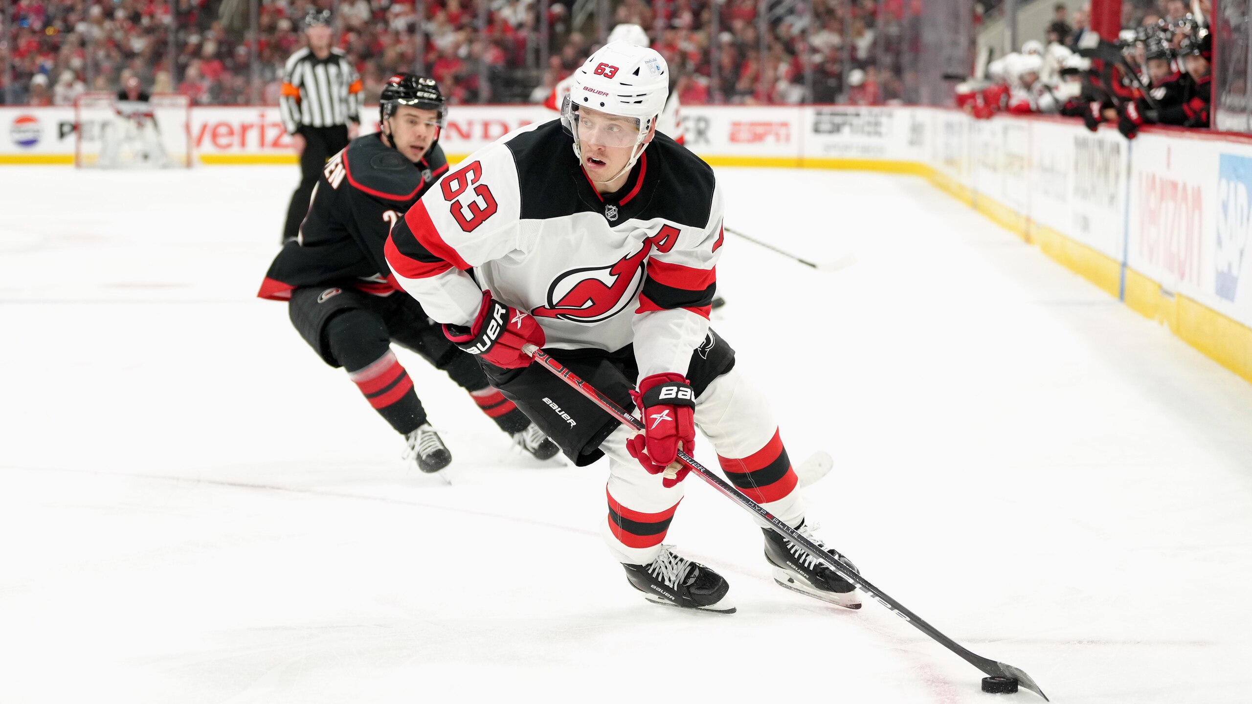 New Jersey Devils v Carolina Hurricanes - Game One New Jersey Devils v Carolina Hurricanes - Game One