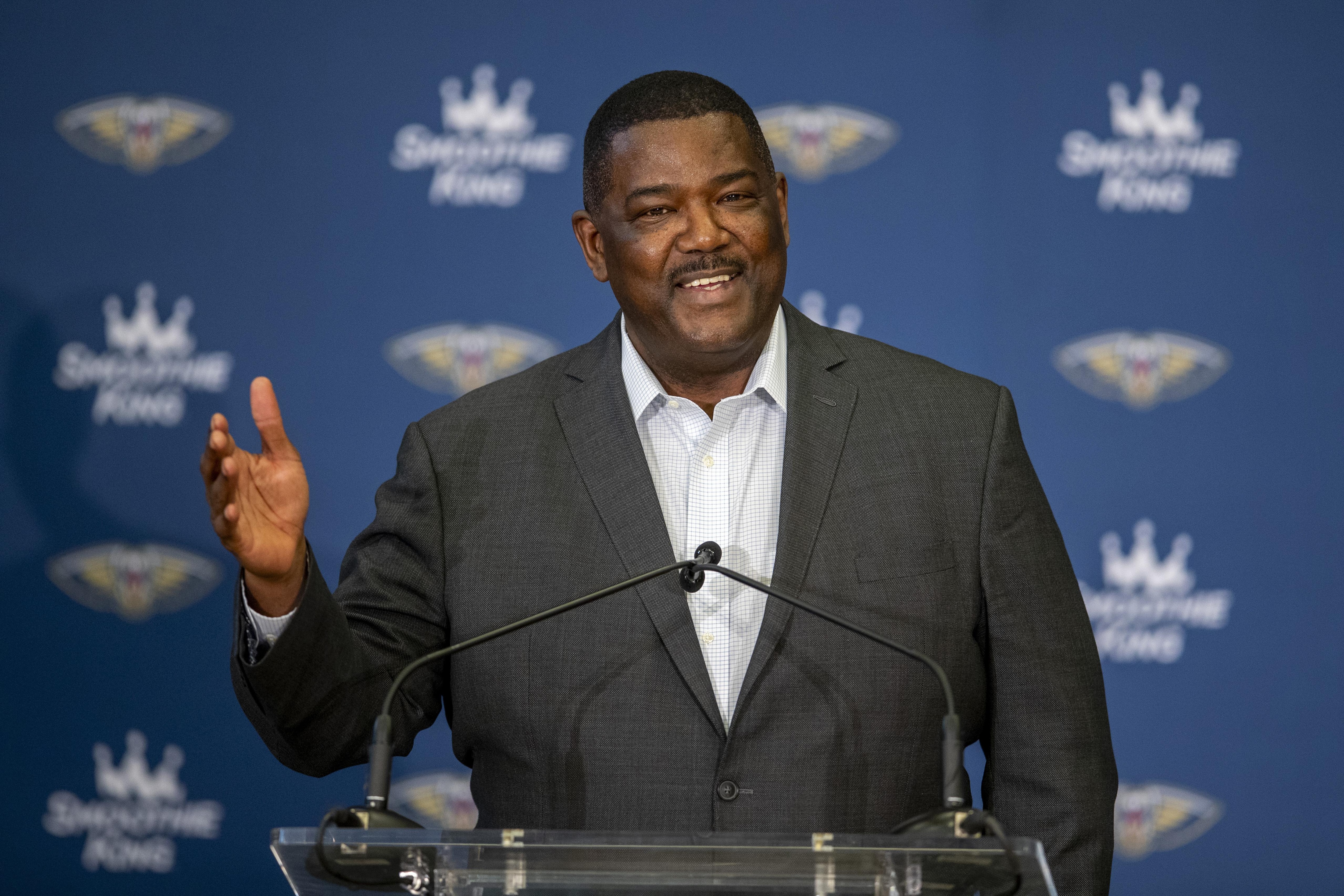 New Orleans Pelicans Introduce Joe Dumars Press Conference
