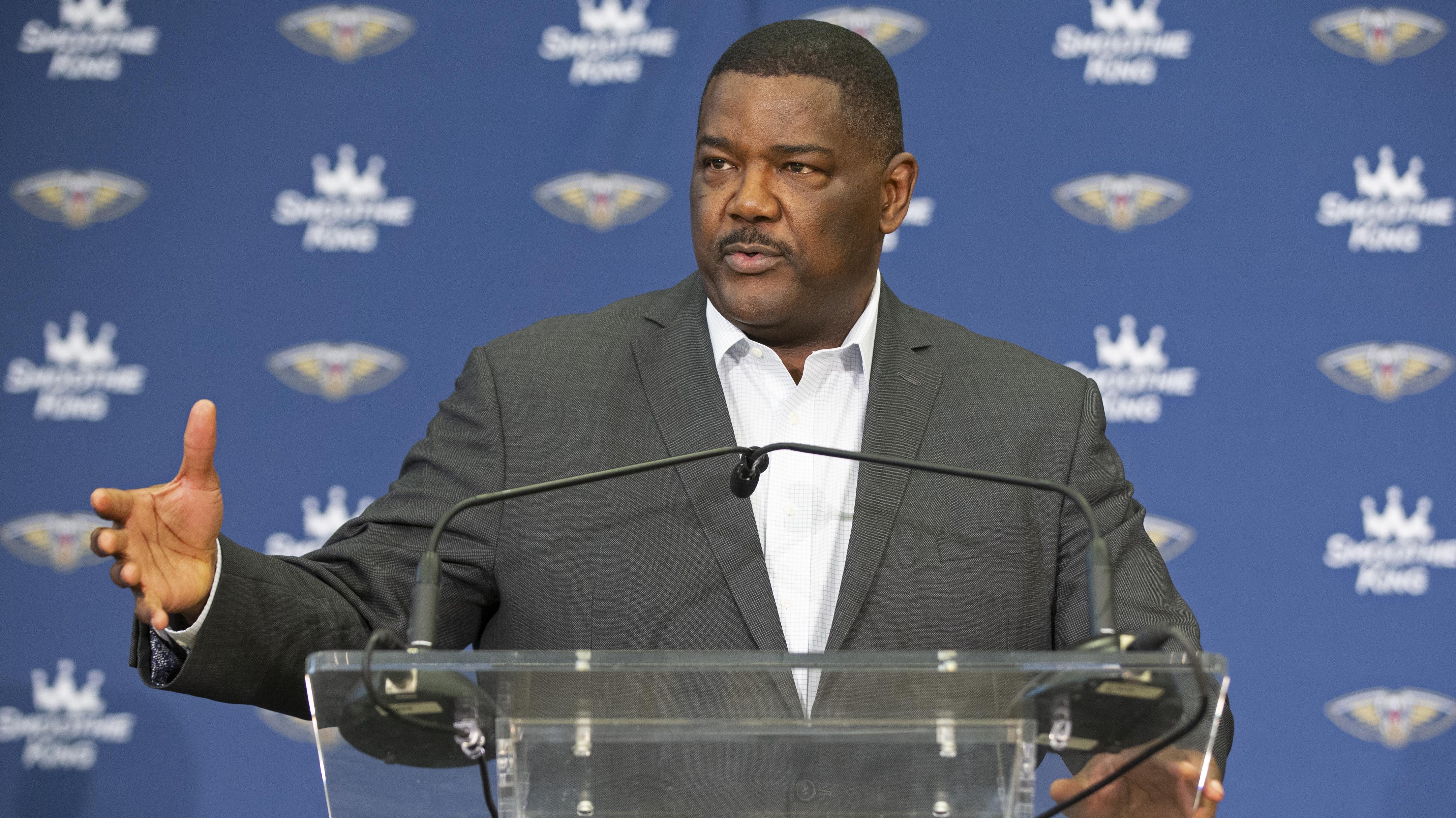 New Orleans Pelicans Introduce Joe Dumars Press Conference