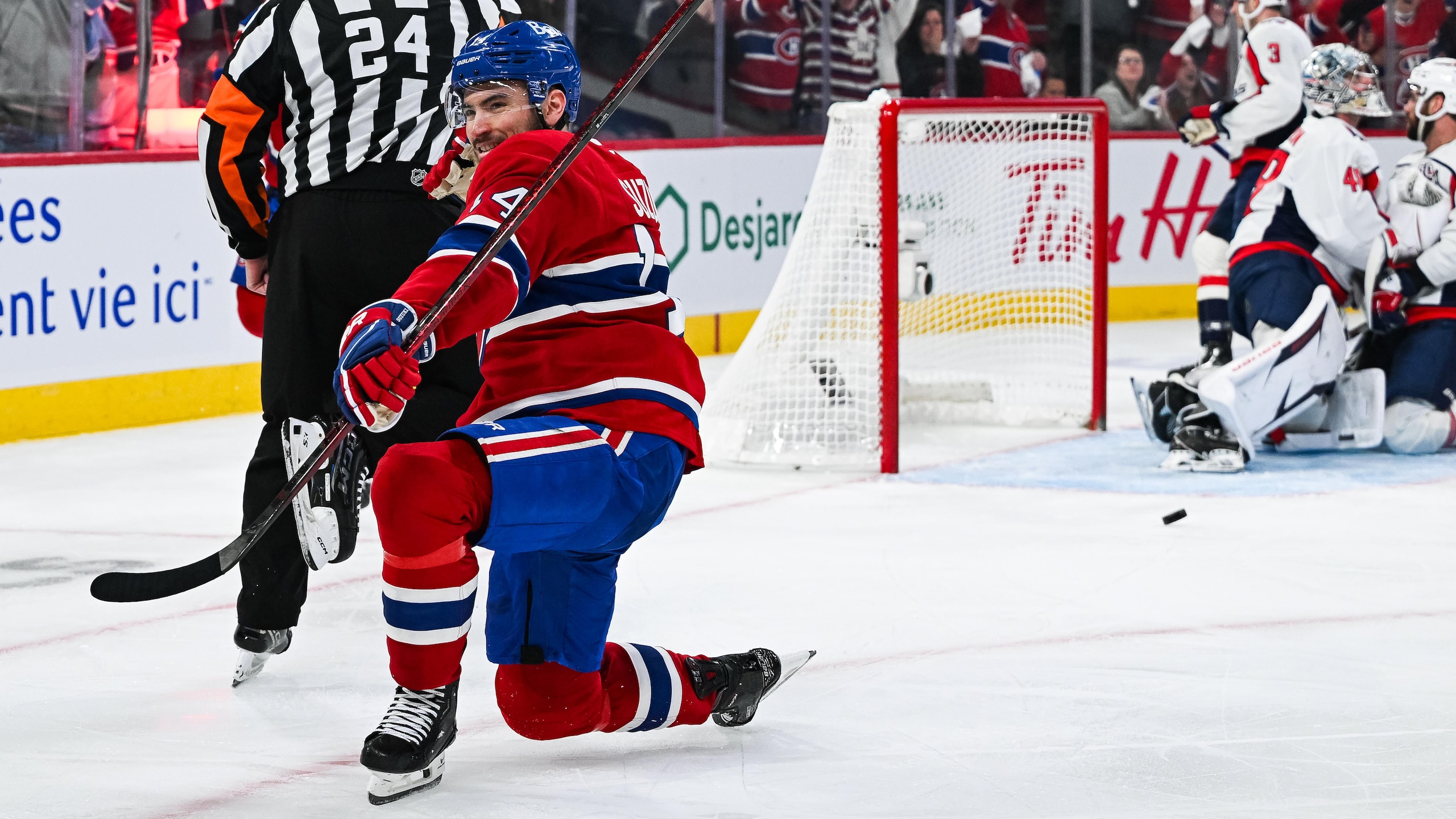 NHL: APR 25 Stanley Cup Playoffs First Round Capitals at Canadiens