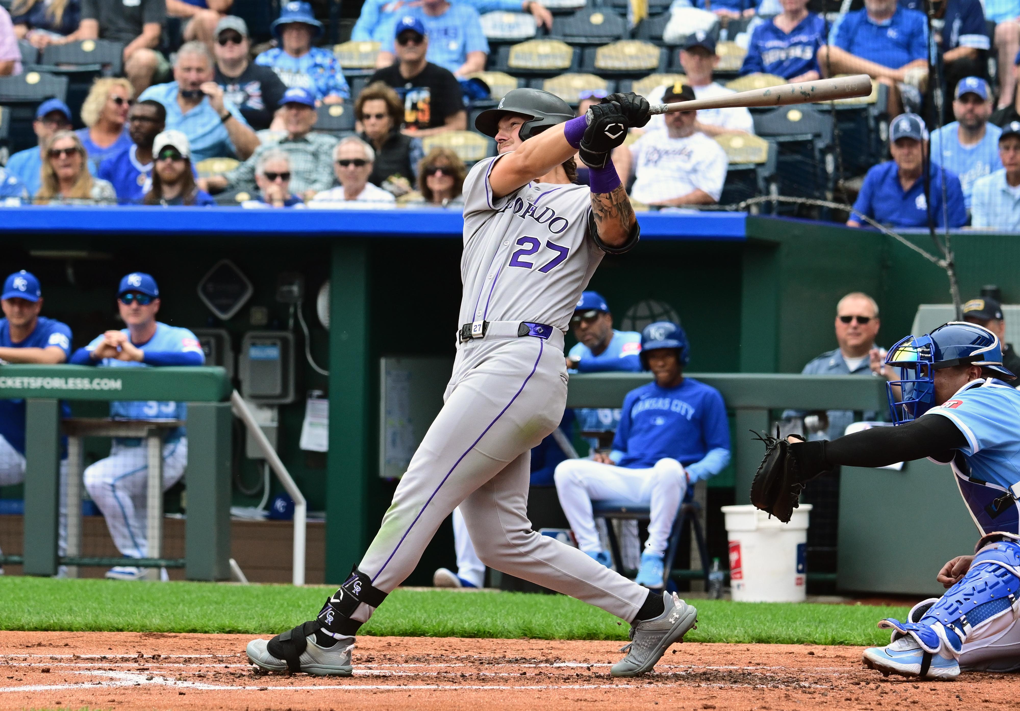 MLB: APR 24 Rockies at Royals - Game 1