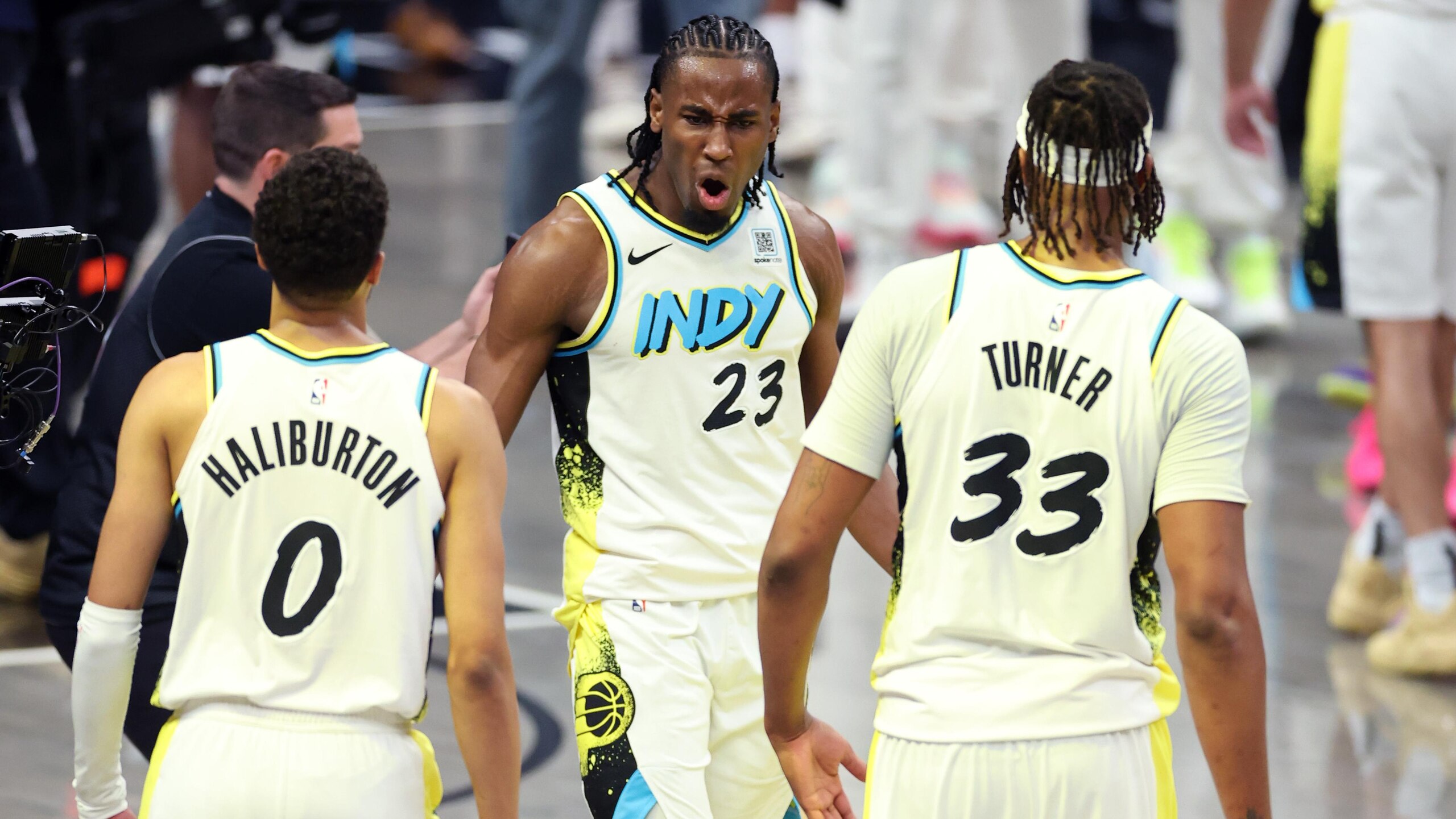 Milwaukee Bucks v Indiana Pacers - Game Two Milwaukee Bucks v Indiana Pacers - Game Two