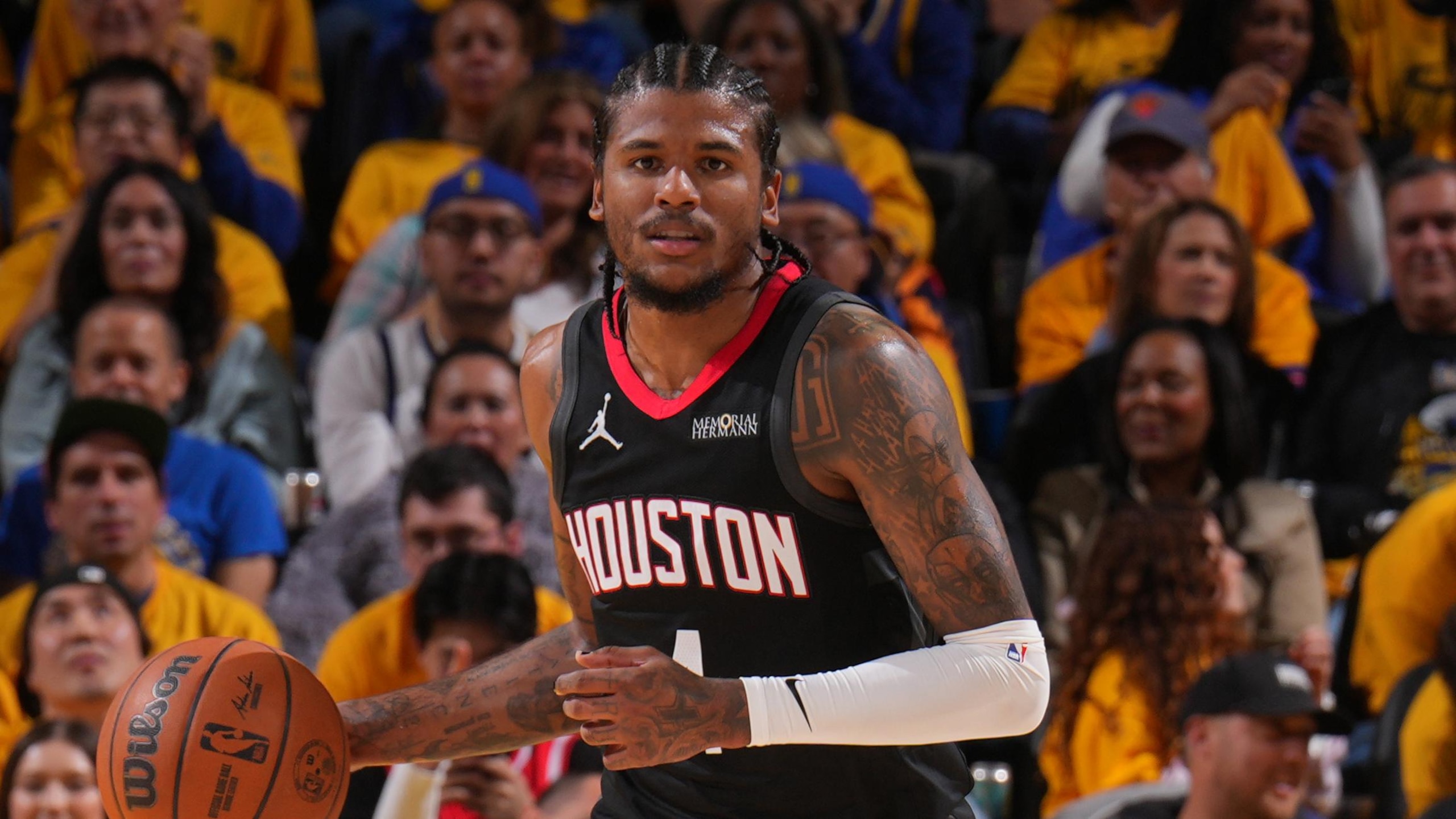 2025 NBA Playoffs - Houston Rockets v Golden State Warriors - Game Three 2025 NBA Playoffs - Houston Rockets v Golden State Warriors - Game Three