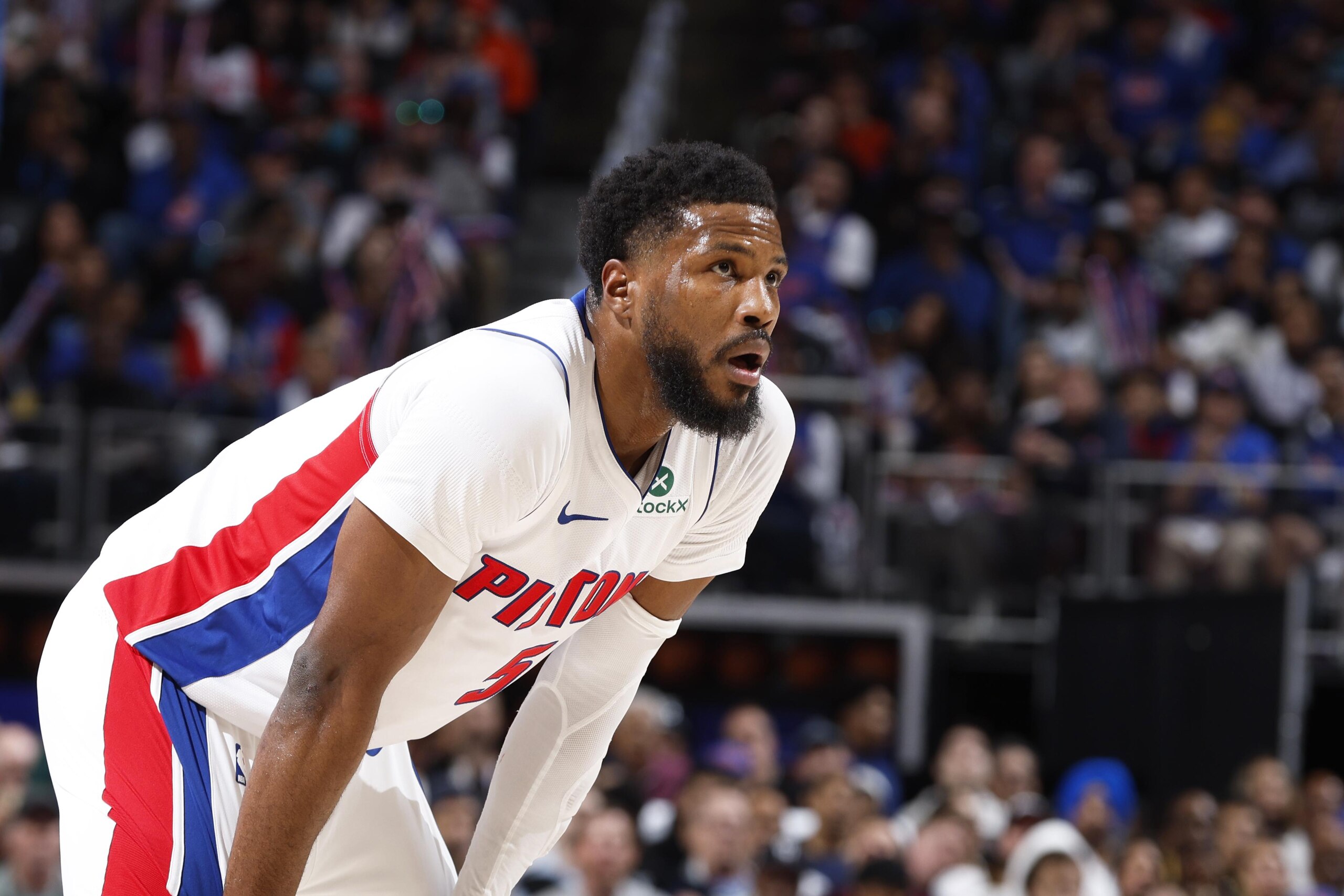 2025 NBA Playoffs - New York Knicks v Detroit Pistons - Game 4
