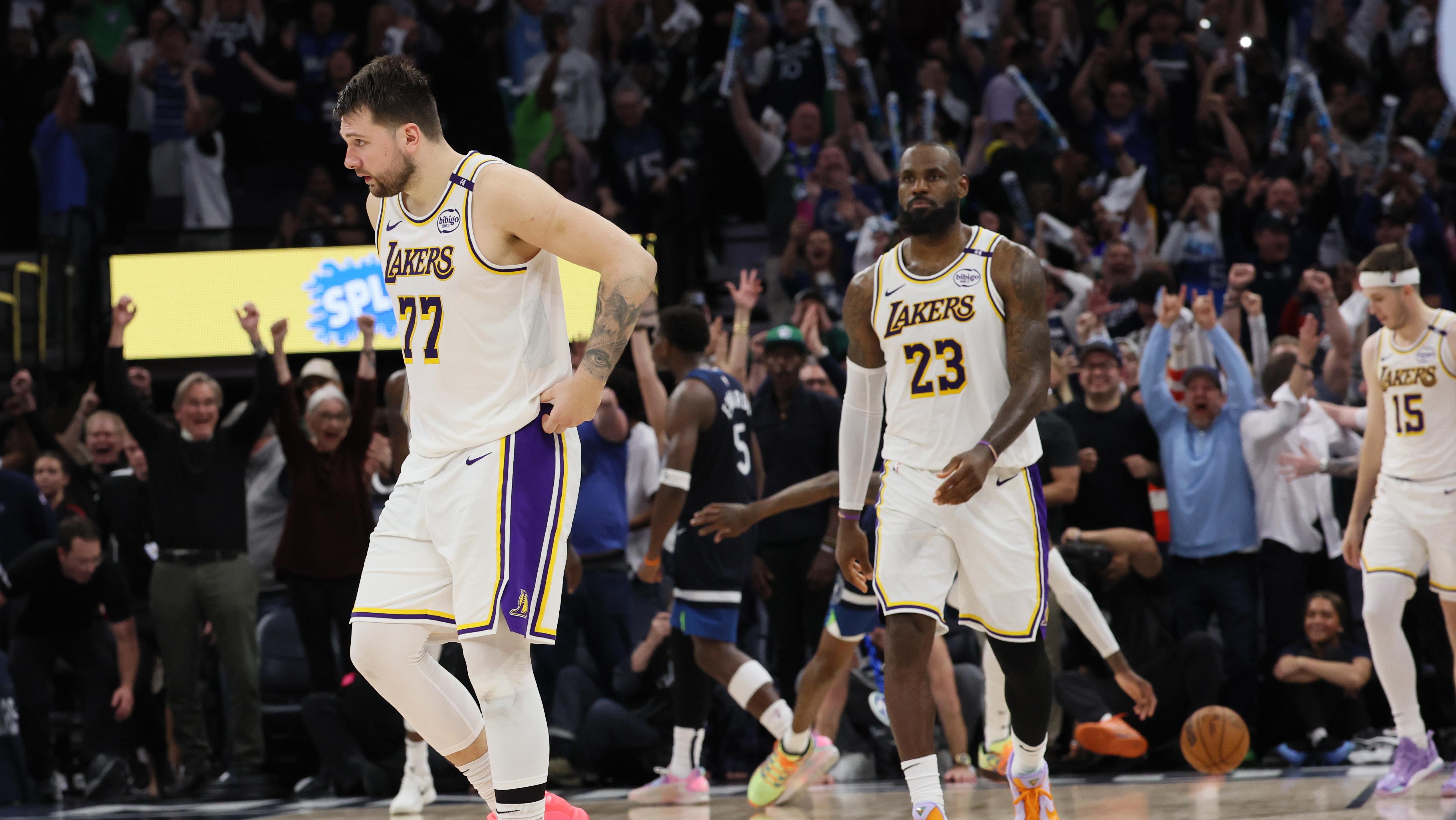 Lakers, Timberwolves, game four of the NBA playoffs.