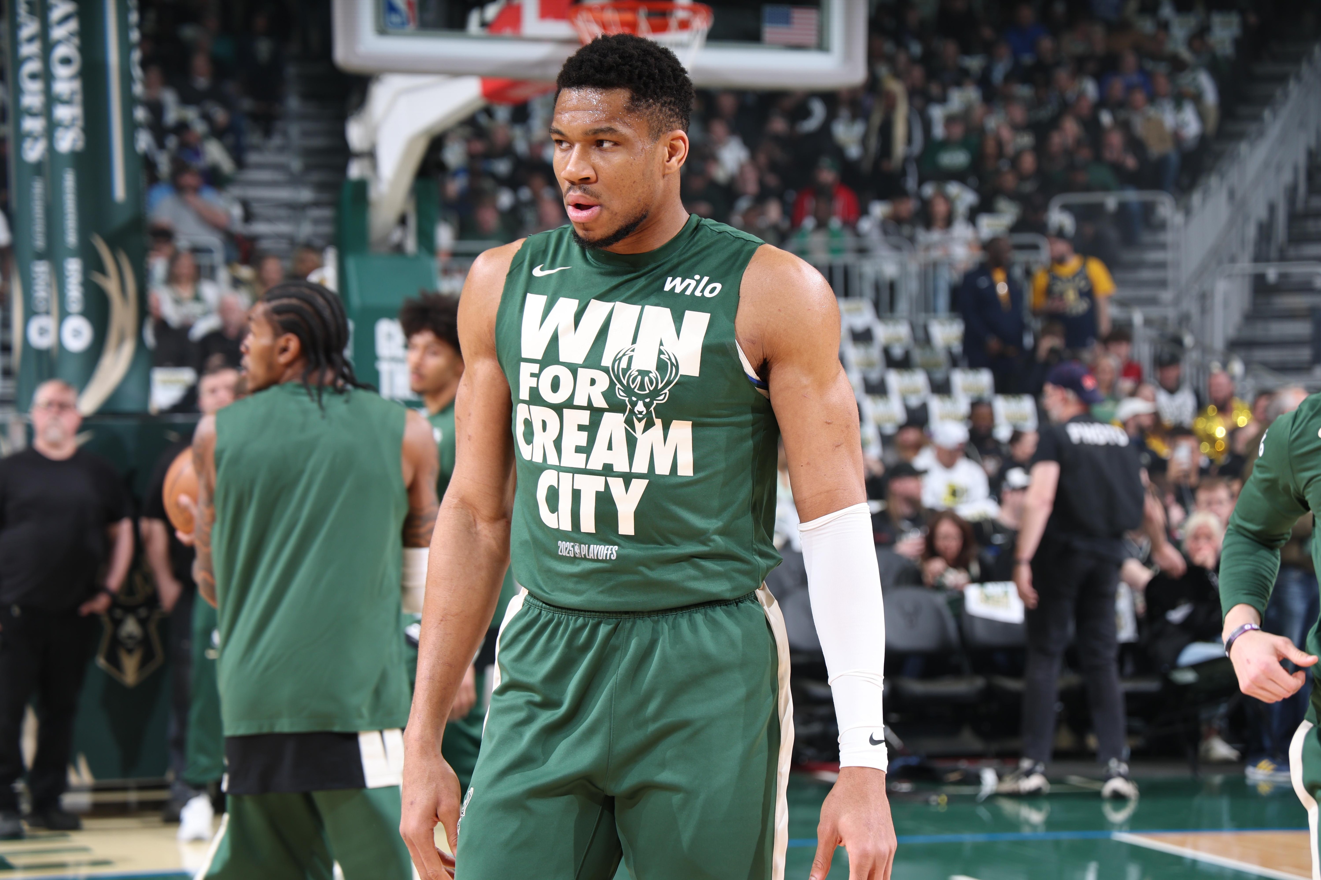 2025 NBA Playoffs - Indiana Pacers v Milwaukee Bucks