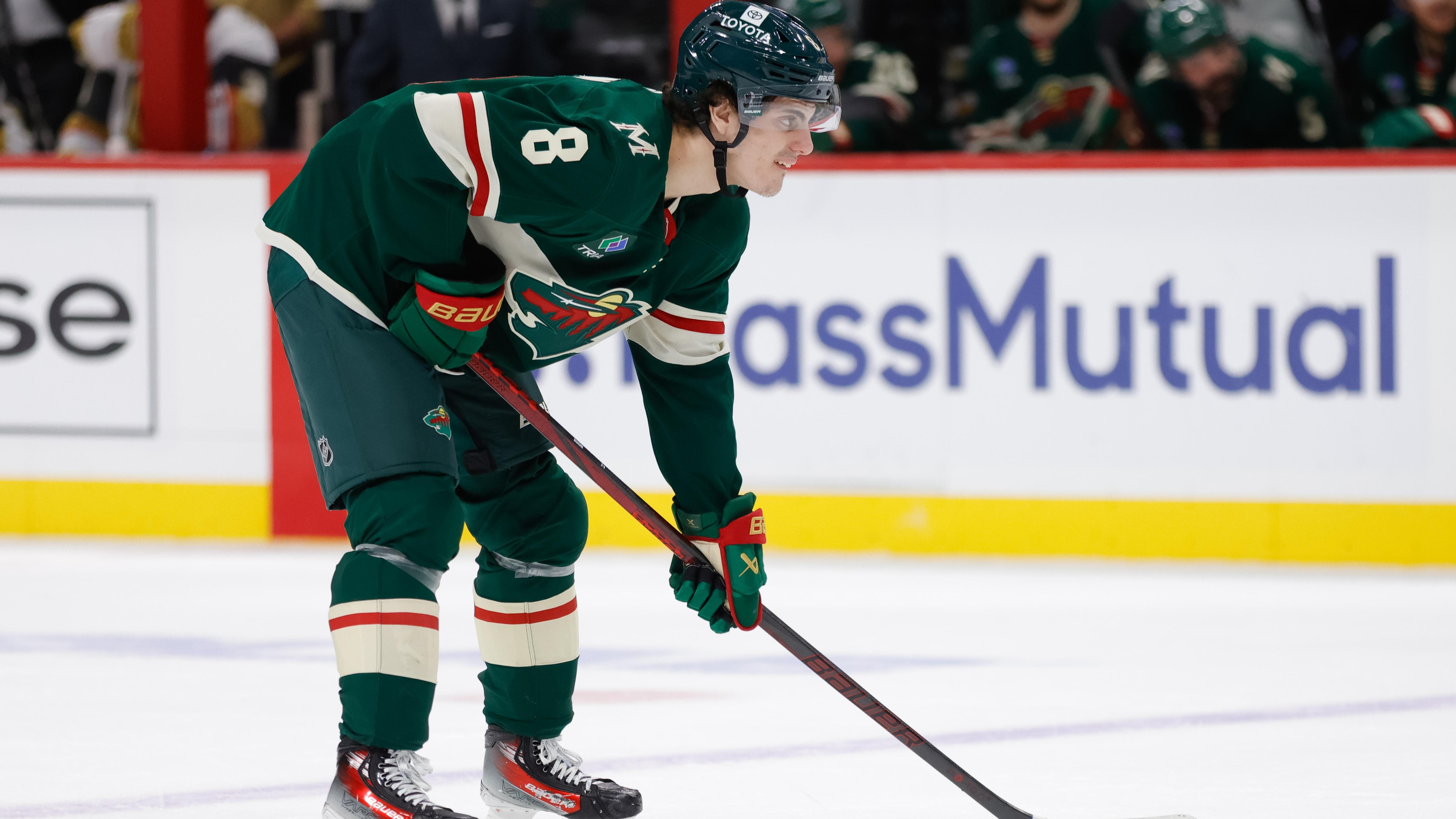 NHL: APR 26 Stanley Cup Playoffs First Round Game 4 Golden Knights at Wild