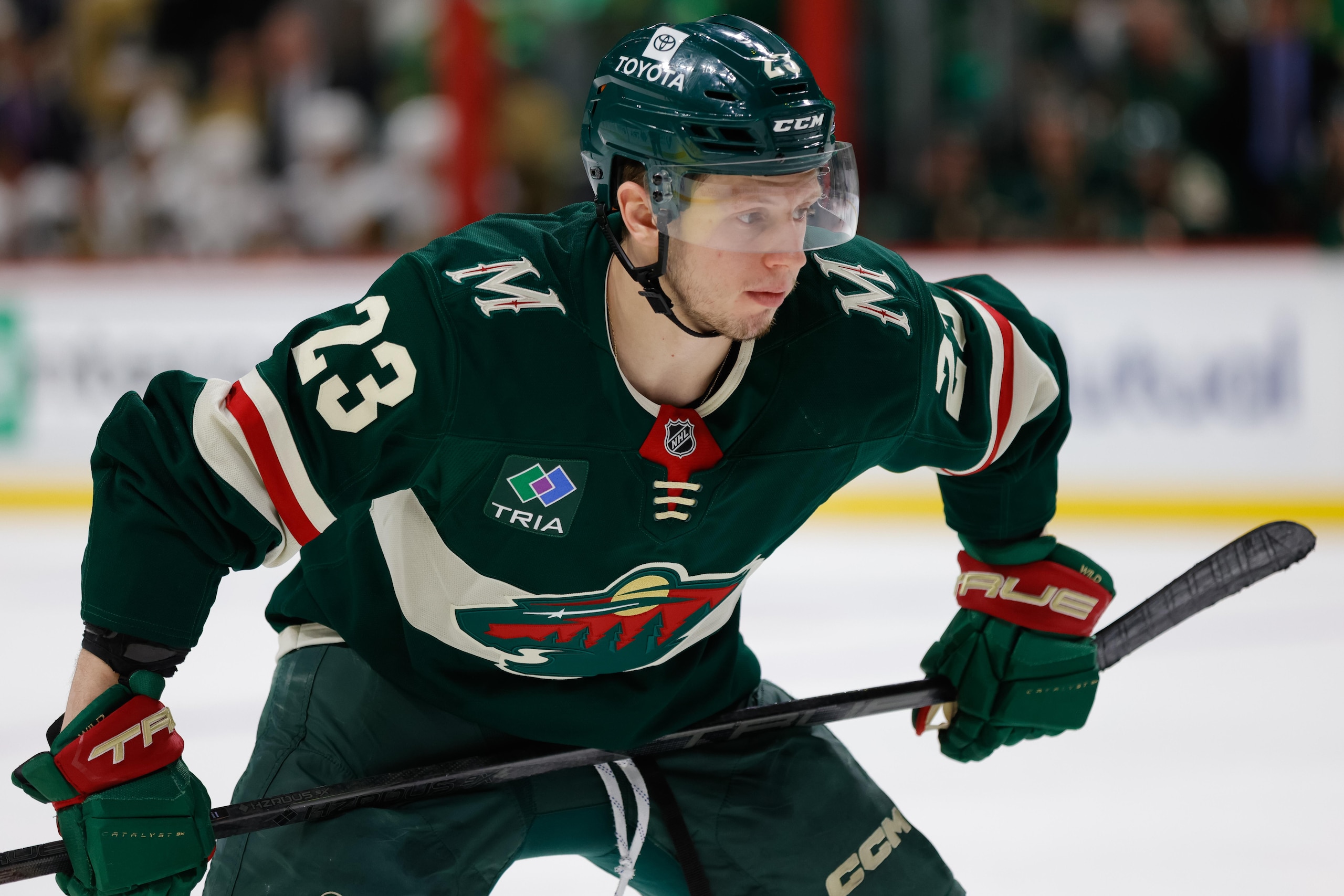 NHL: APR 26 Stanley Cup Playoffs First Round Game 4 Golden Knights at Wild