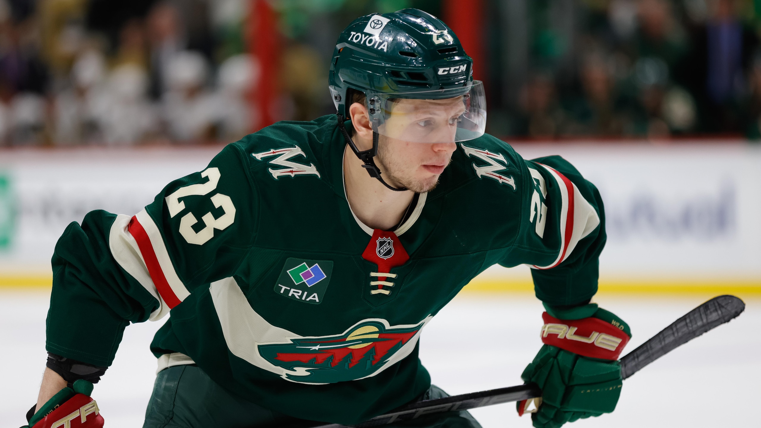 NHL: APR 26 Stanley Cup Playoffs First Round Game 4 Golden Knights at Wild