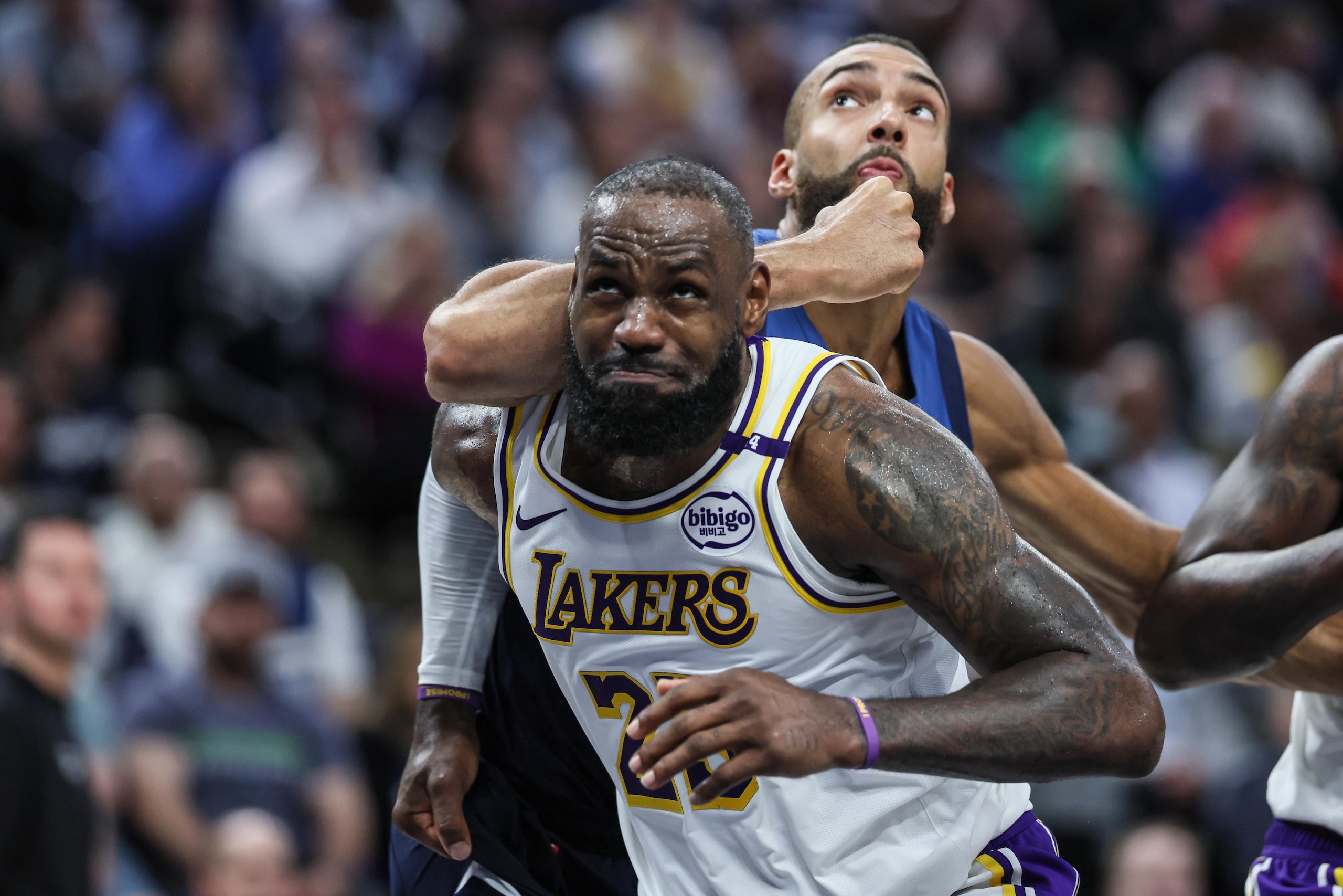 Lakers, Timberwolves, game four of the NBA playoffs.