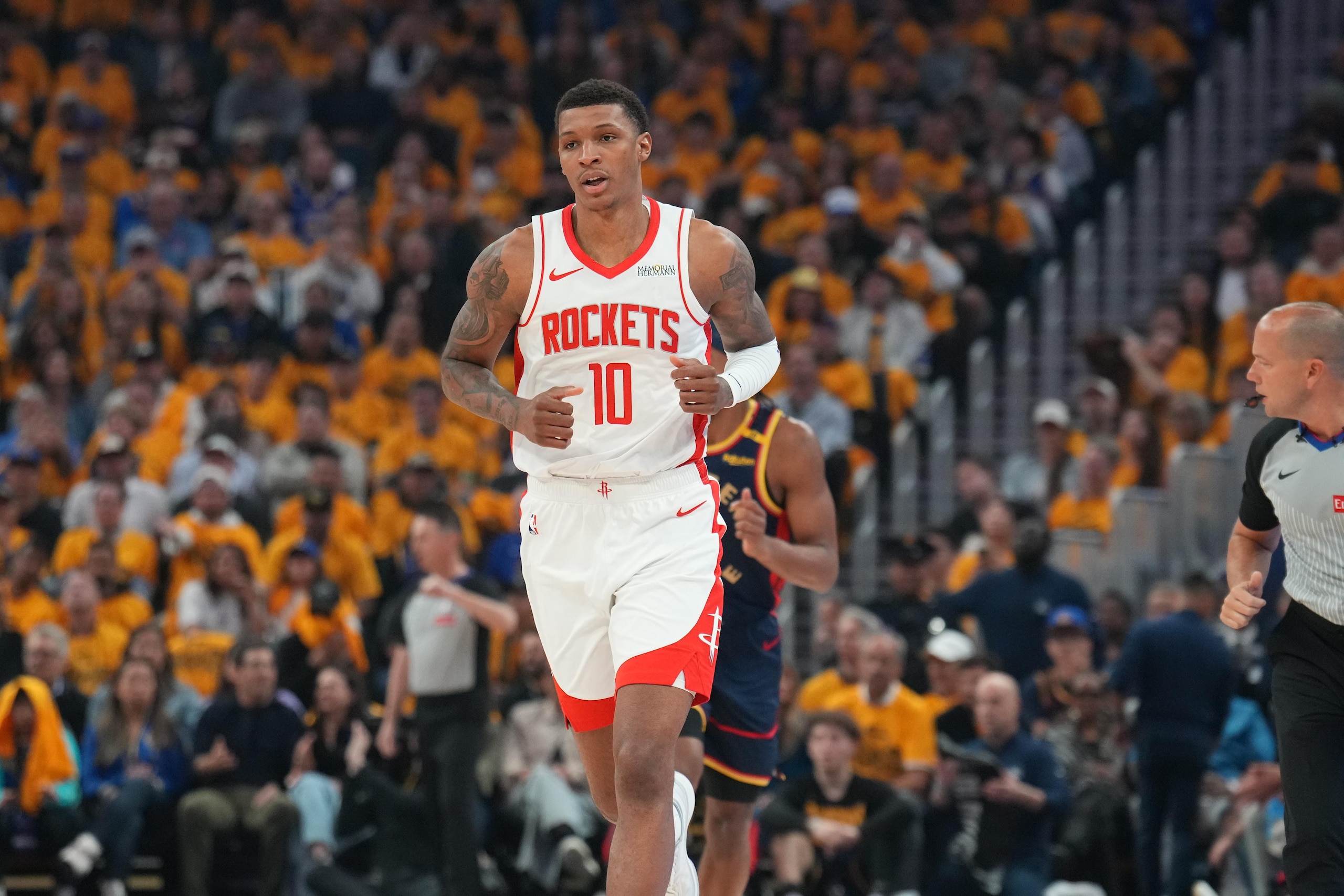 2025 NBA Playoffs - Houston Rockets v Golden State Warriors - Game 4