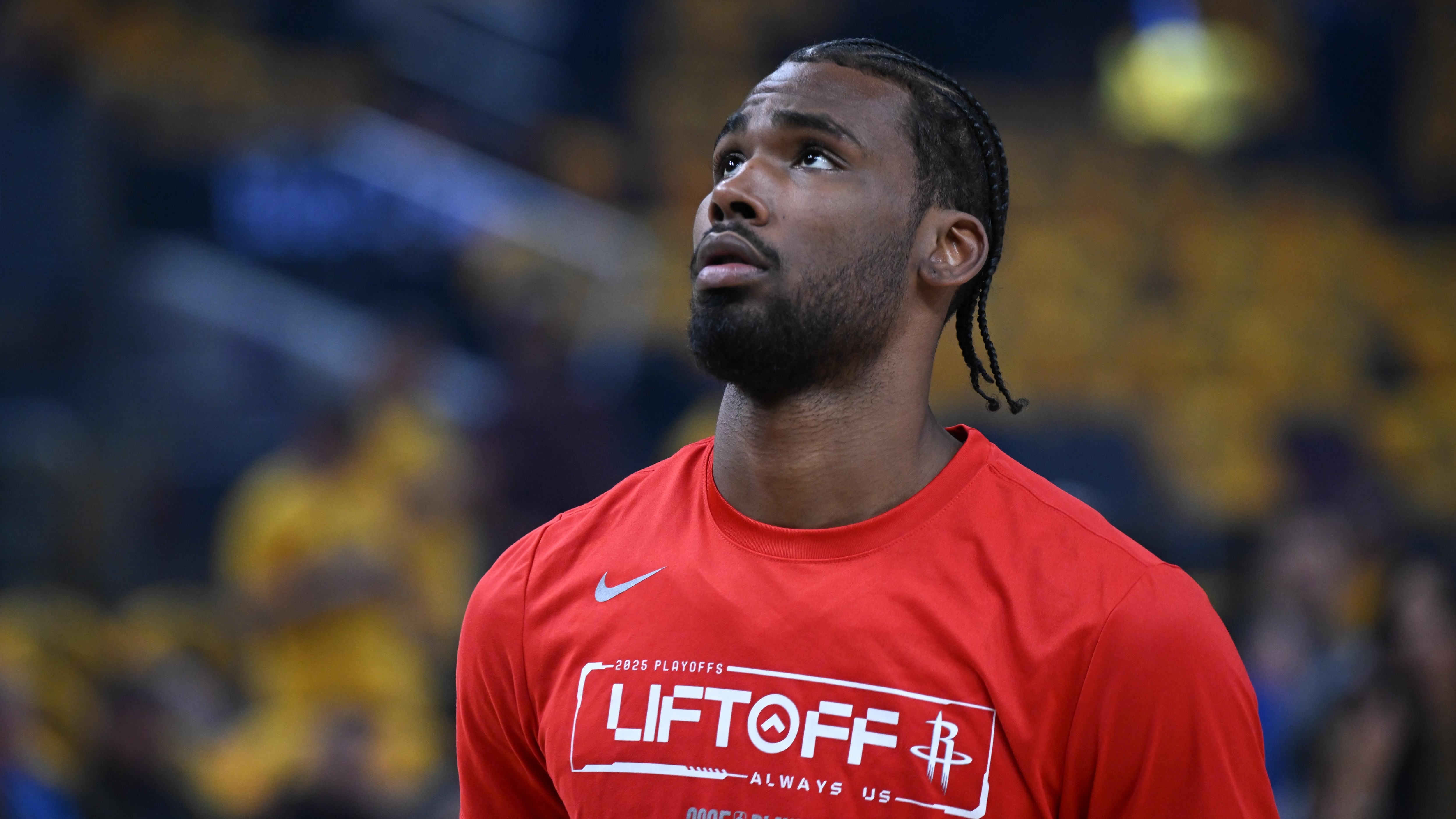 NBA Playoffs: Pre-game of Houston Rockets and Golden State Warriors in San Francisco