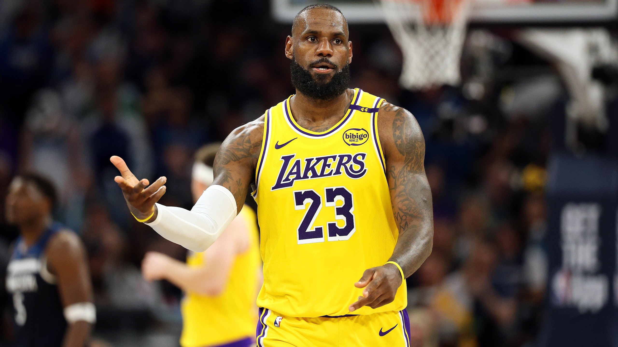 Los Angeles Lakers v Minnesota Timberwolves - Game Three Los Angeles Lakers v Minnesota Timberwolves - Game Three