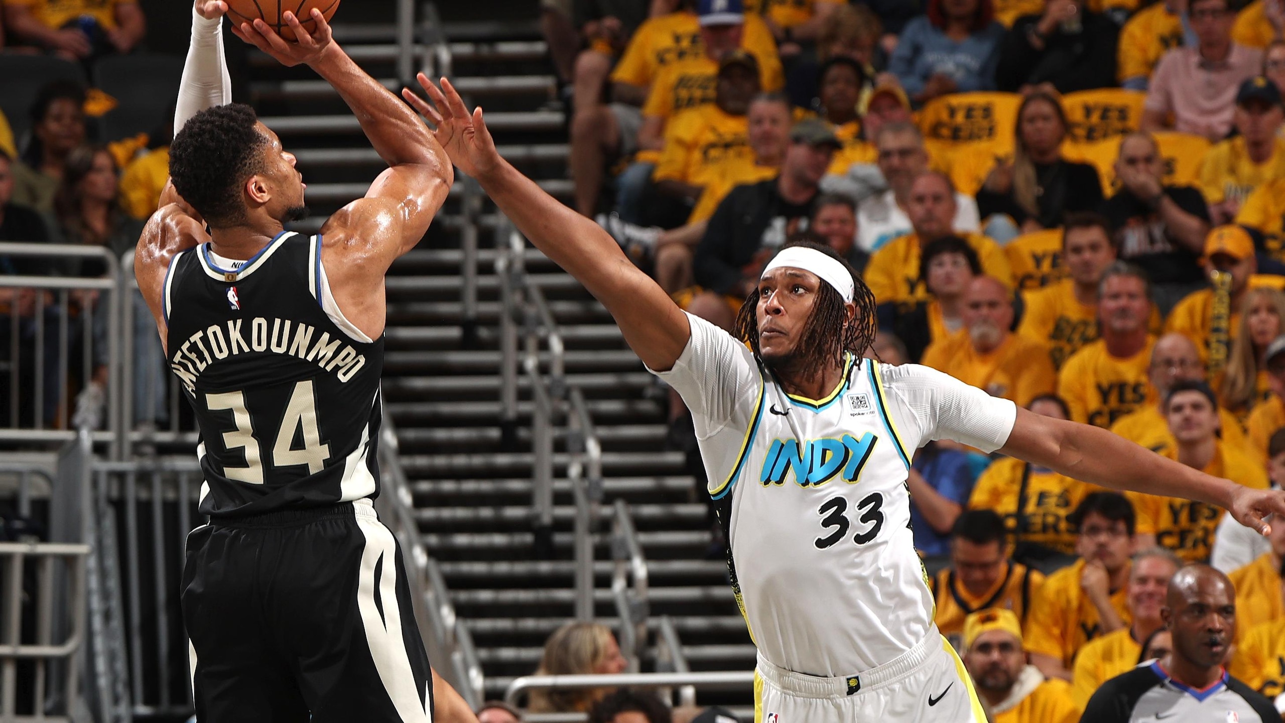 2025 NBA Playoffs - Milwaukee Bucks v Indiana Pacers