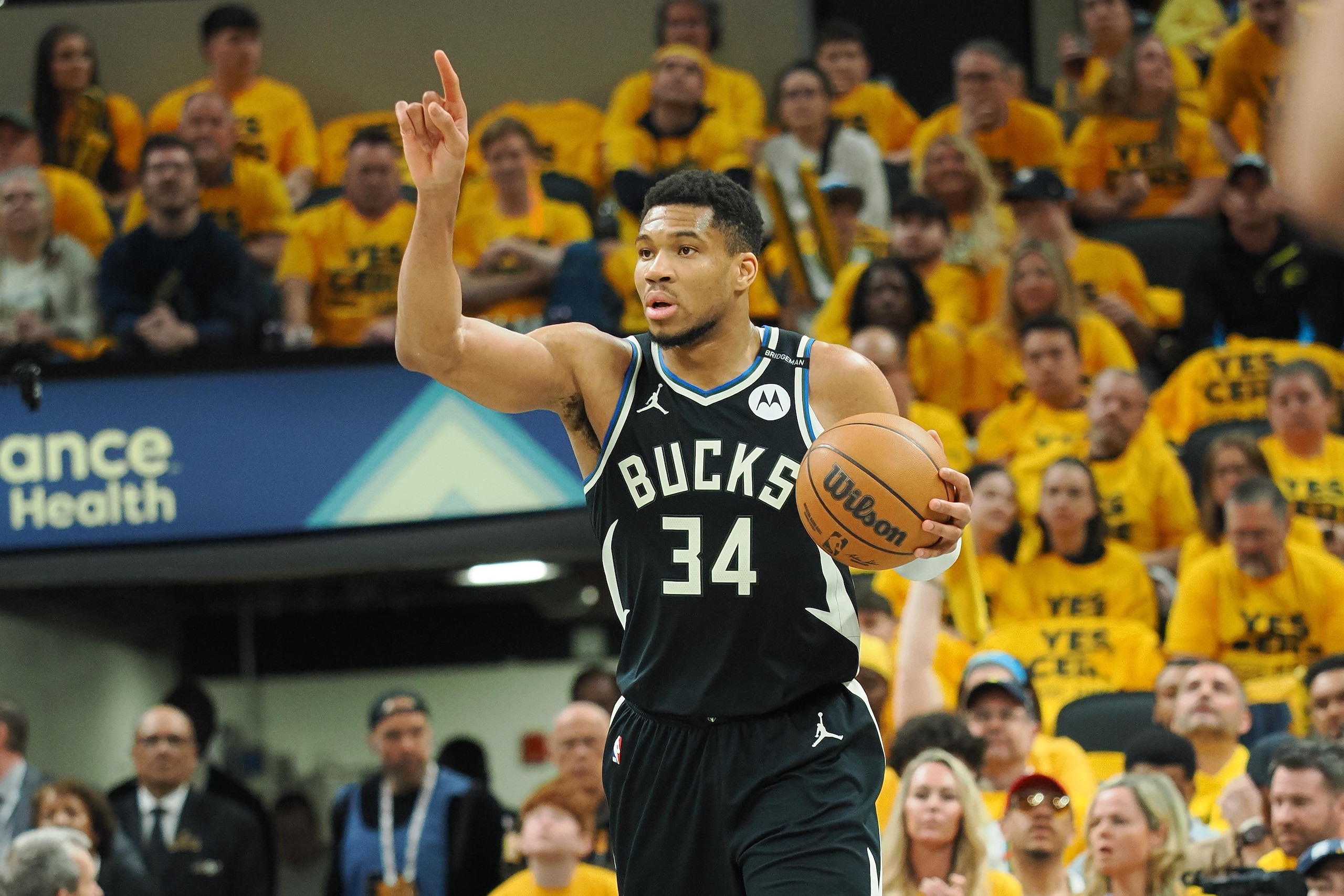 2025 NBA Playoffs - Milwaukee Bucks v Indiana Pacers - Game Five