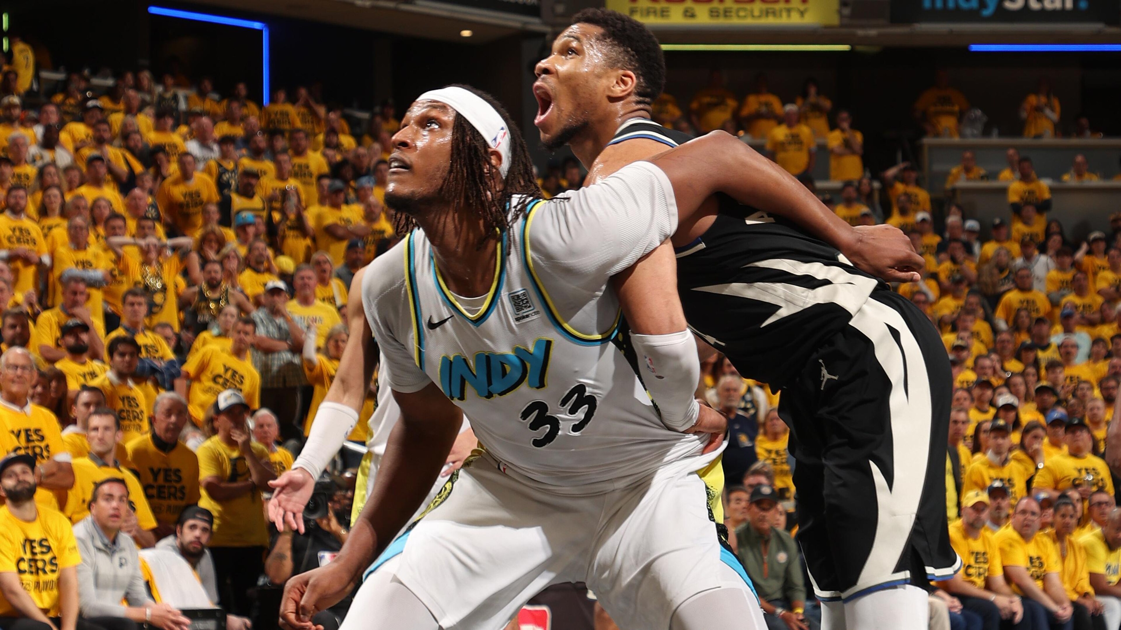 2025 NBA Playoffs - Milwaukee Bucks v Indiana Pacers 2025 NBA Playoffs - Milwaukee Bucks v Indiana Pacers