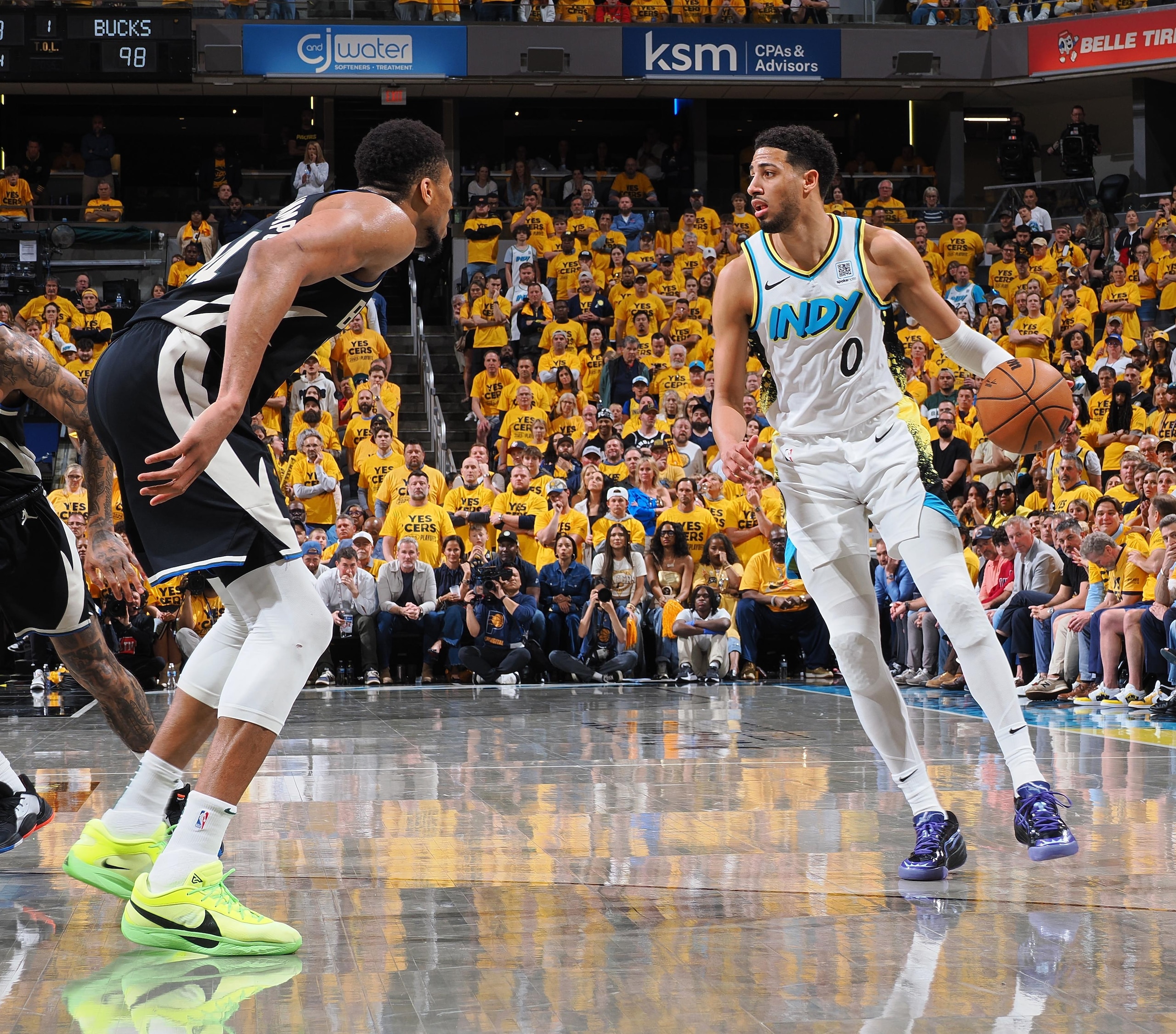 2025 NBA Playoffs - Milwaukee Bucks v Indiana Pacers - Game Five 2025 NBA Playoffs - Milwaukee Bucks v Indiana Pacers - Game Five